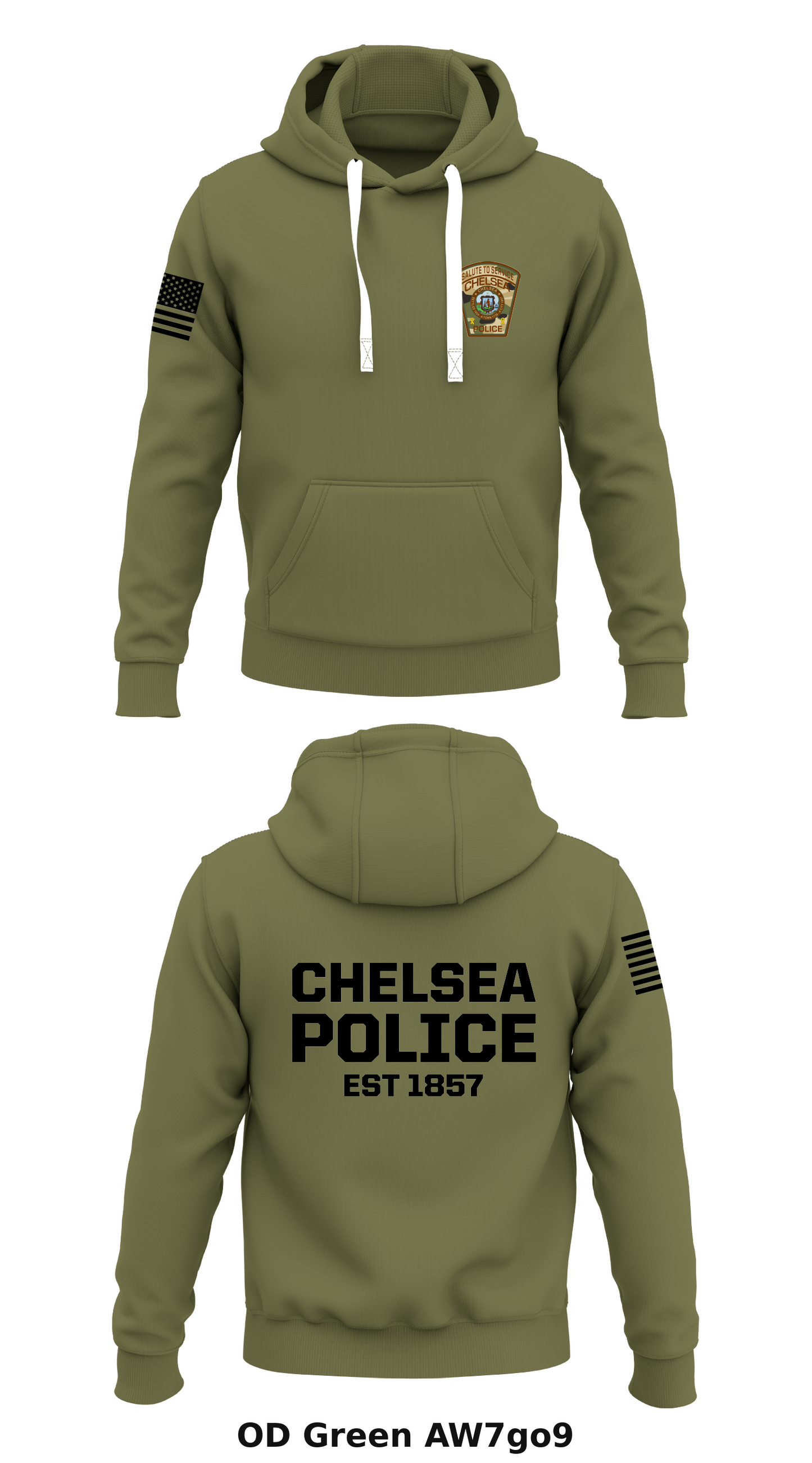 Chelsea Police Store 1 Core Men's Hooded Performance Sweatshirt - AW7go9