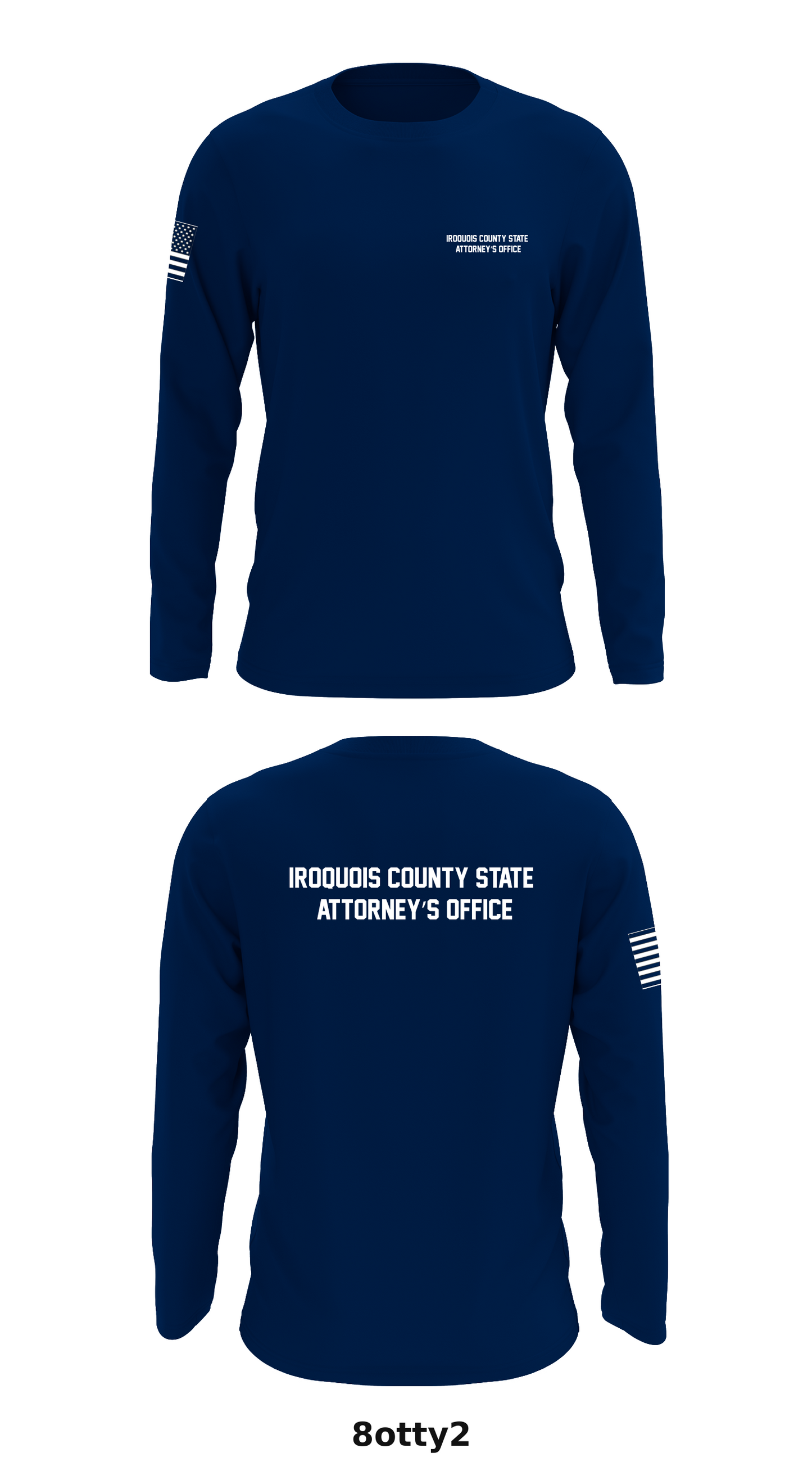 Iroquois County State’s Attorney’s Office Store 1 Core Men's LS Performance Tee - 8otty2