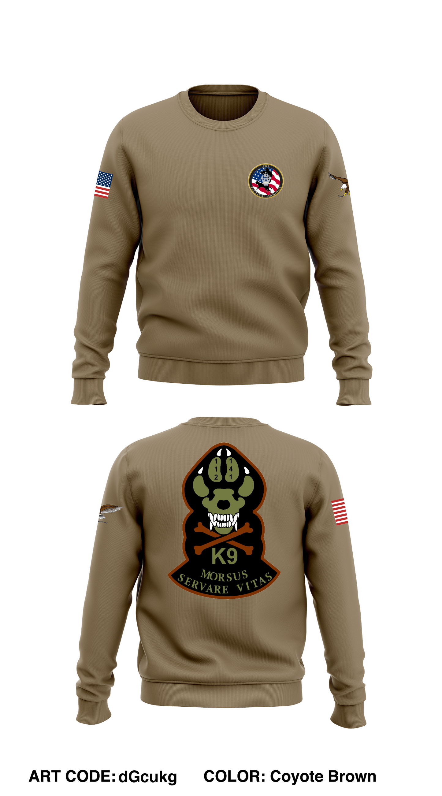 HRK9 Store 1 Core Men's Crewneck Performance Sweatshirt - dGcukg