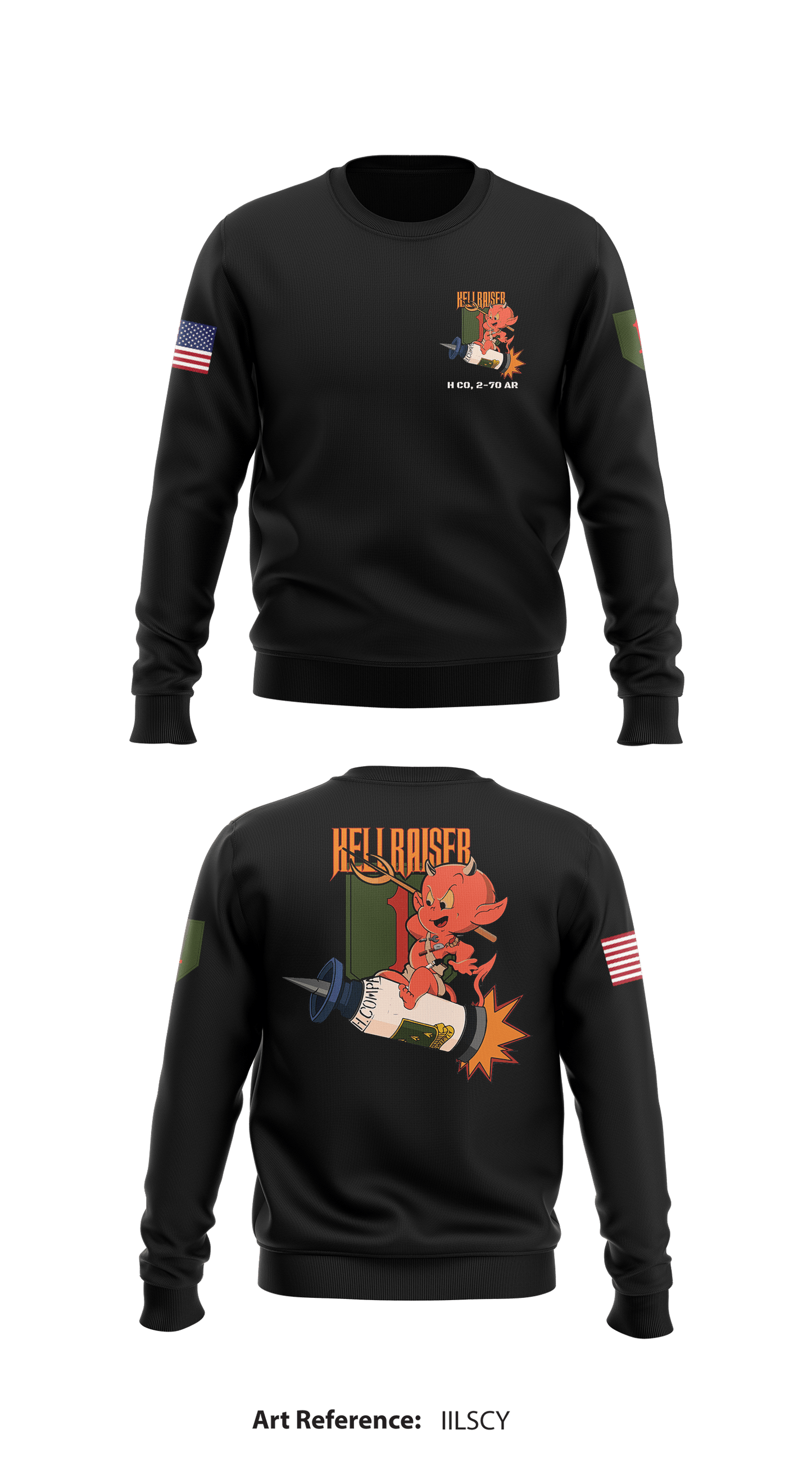 H CO, 2-70 AR Store 1 Core Men's Crewneck Performance Sweatshirt - IIlsCY