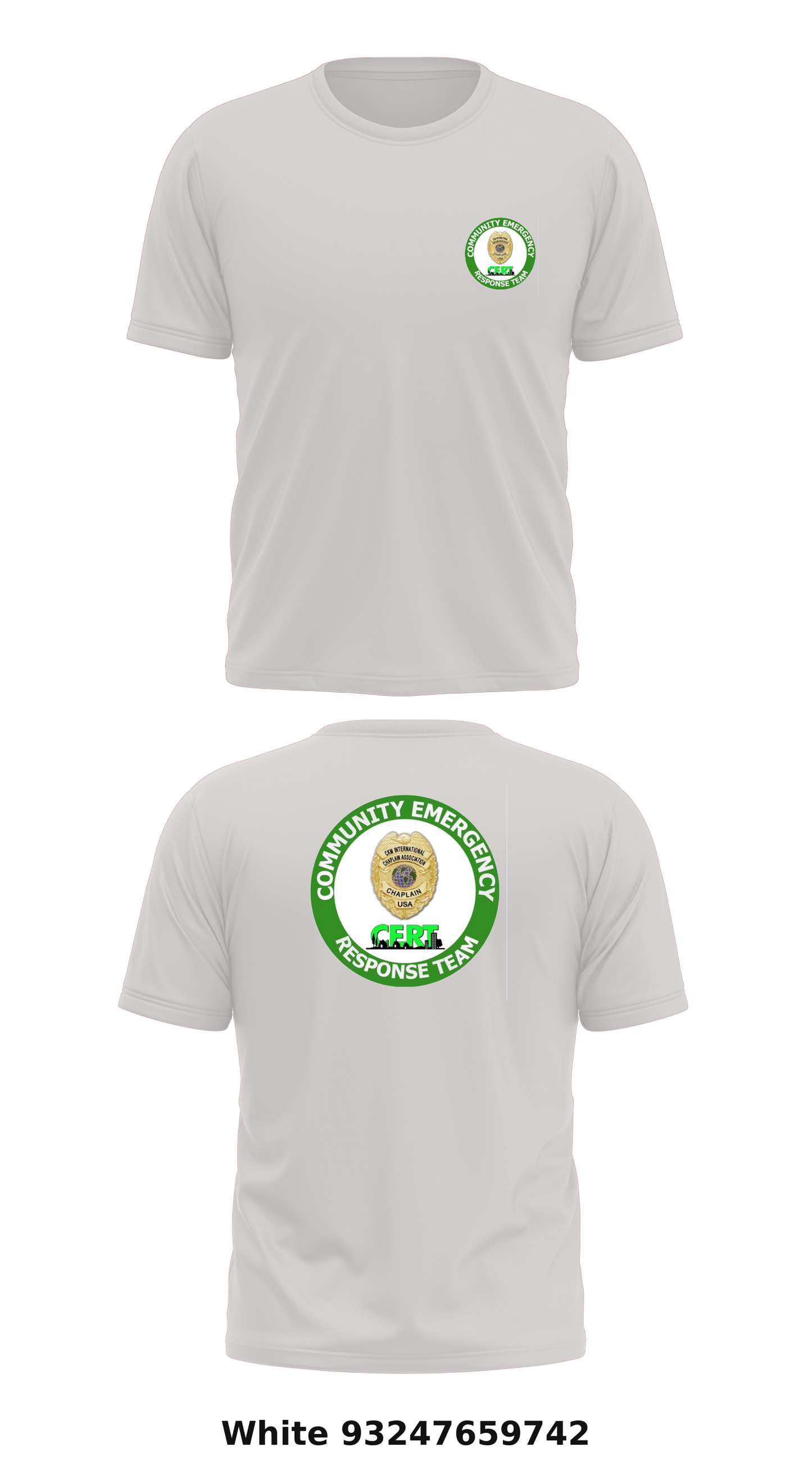 CKMI Chaplain Association Store 1 Core Men's SS Performance Tee - 93247659742