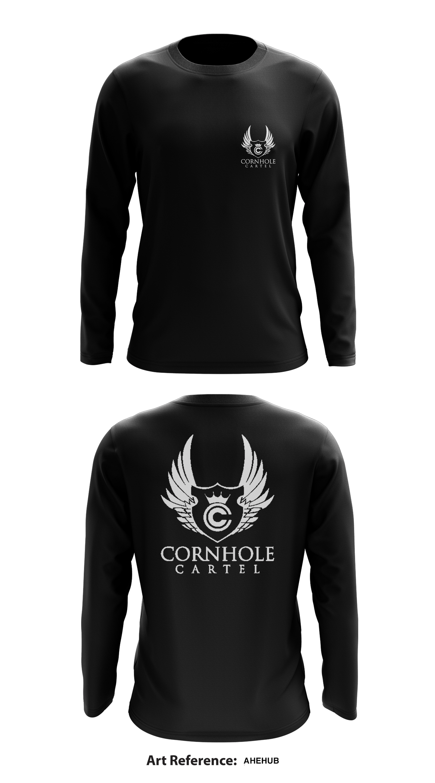 Cornhole Cartel Store 1 Core Men's LS Performance Tee - AHEhUB