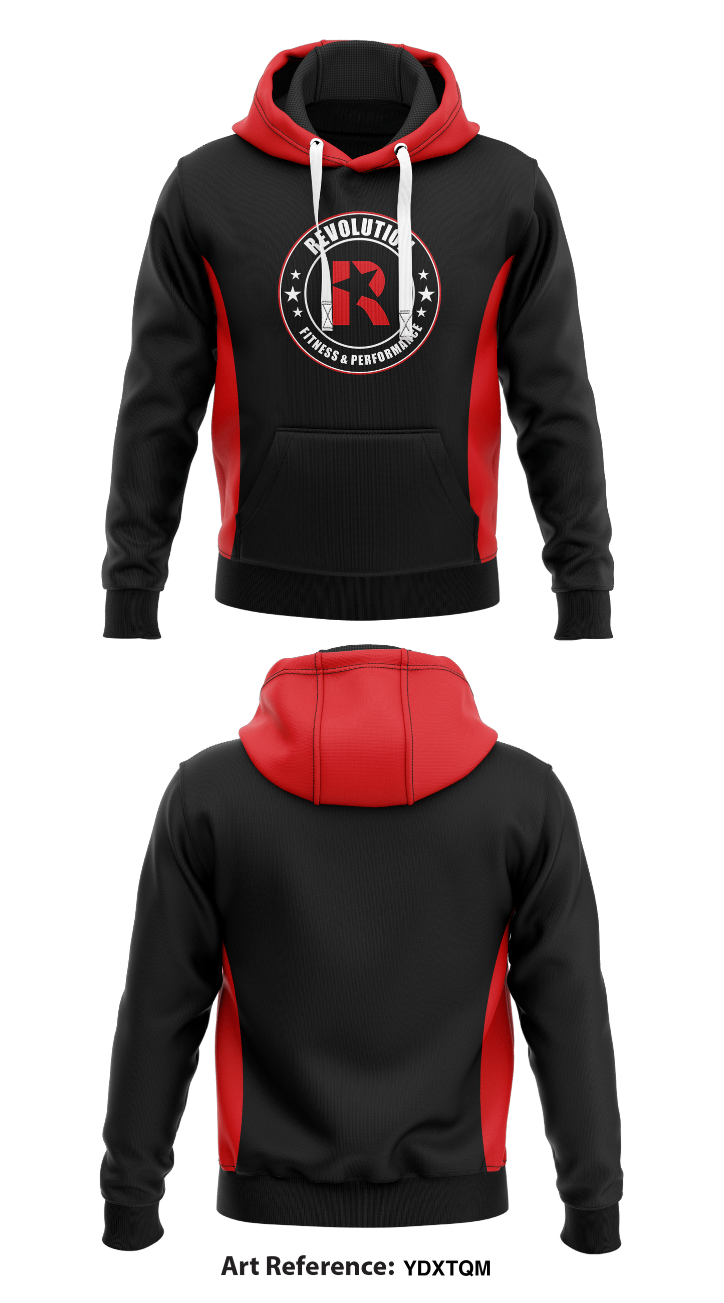Revolution Fitness Store 1 Core Men's Hooded Performance Sweatshirt - YDxTQm