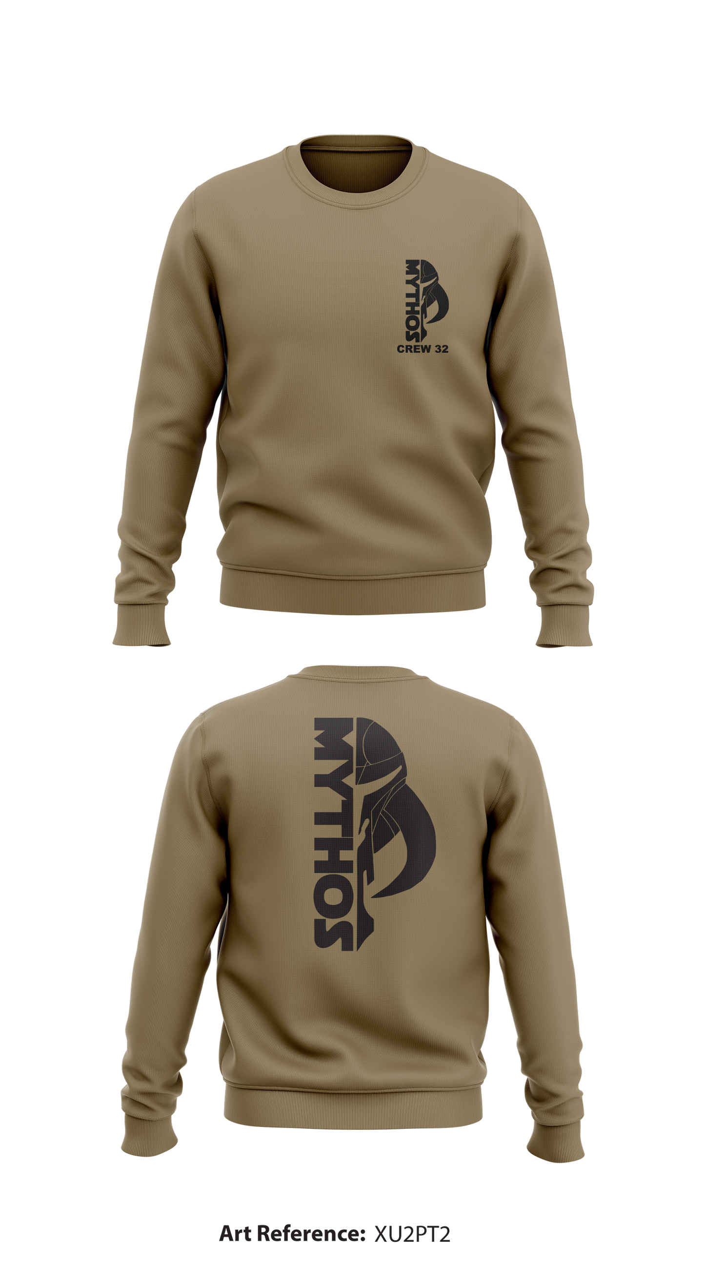 1st Space BDE Store 1 Core Men's Crewneck Performance Sweatshirt - xu2Pt2