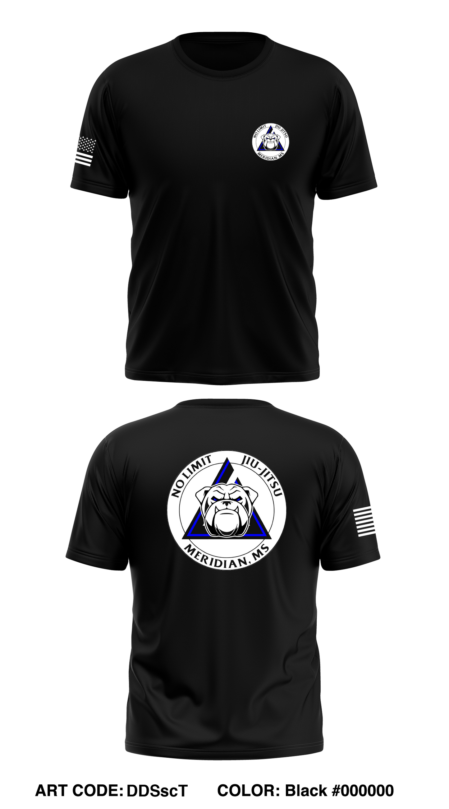 No Limit Jiu Jitsu Store 1 Core Men's SS Performance Tee - DDSscT