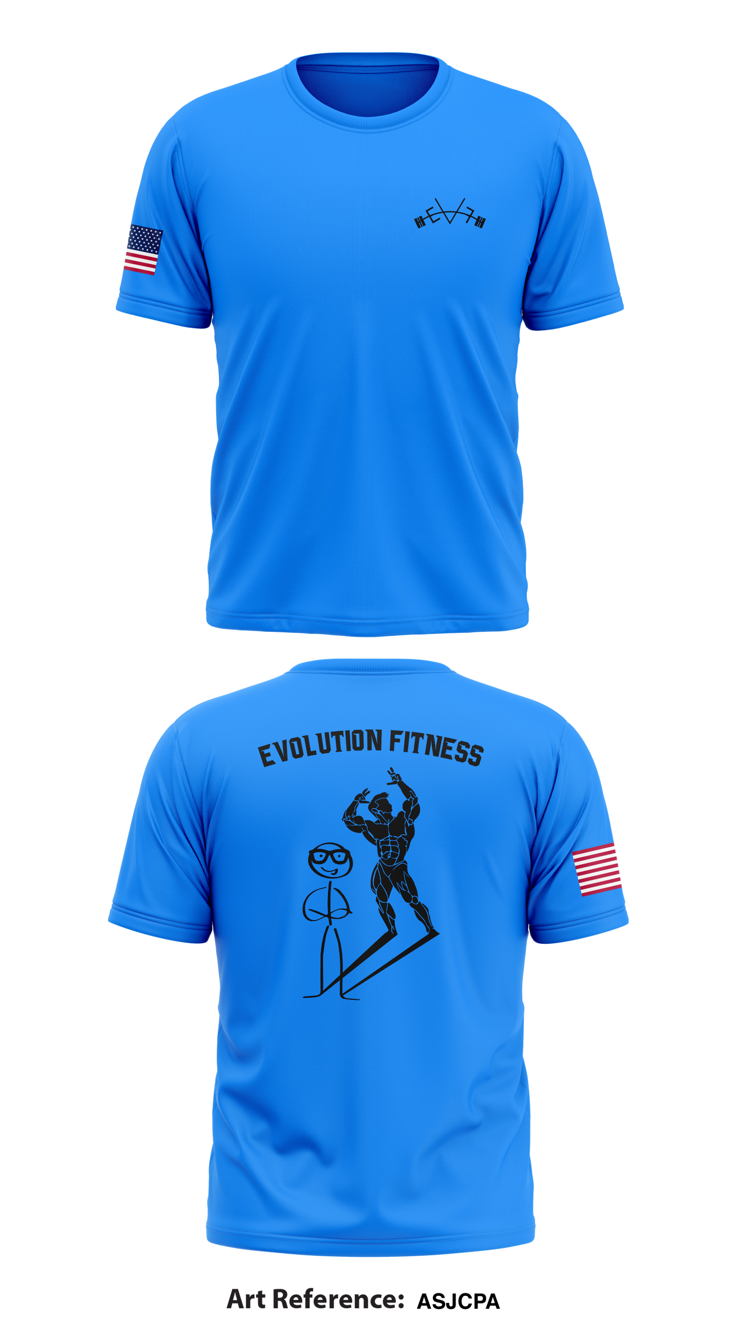 Evolution Fitness Store 1 Core Men's SS Performance Tee - ASJcPa