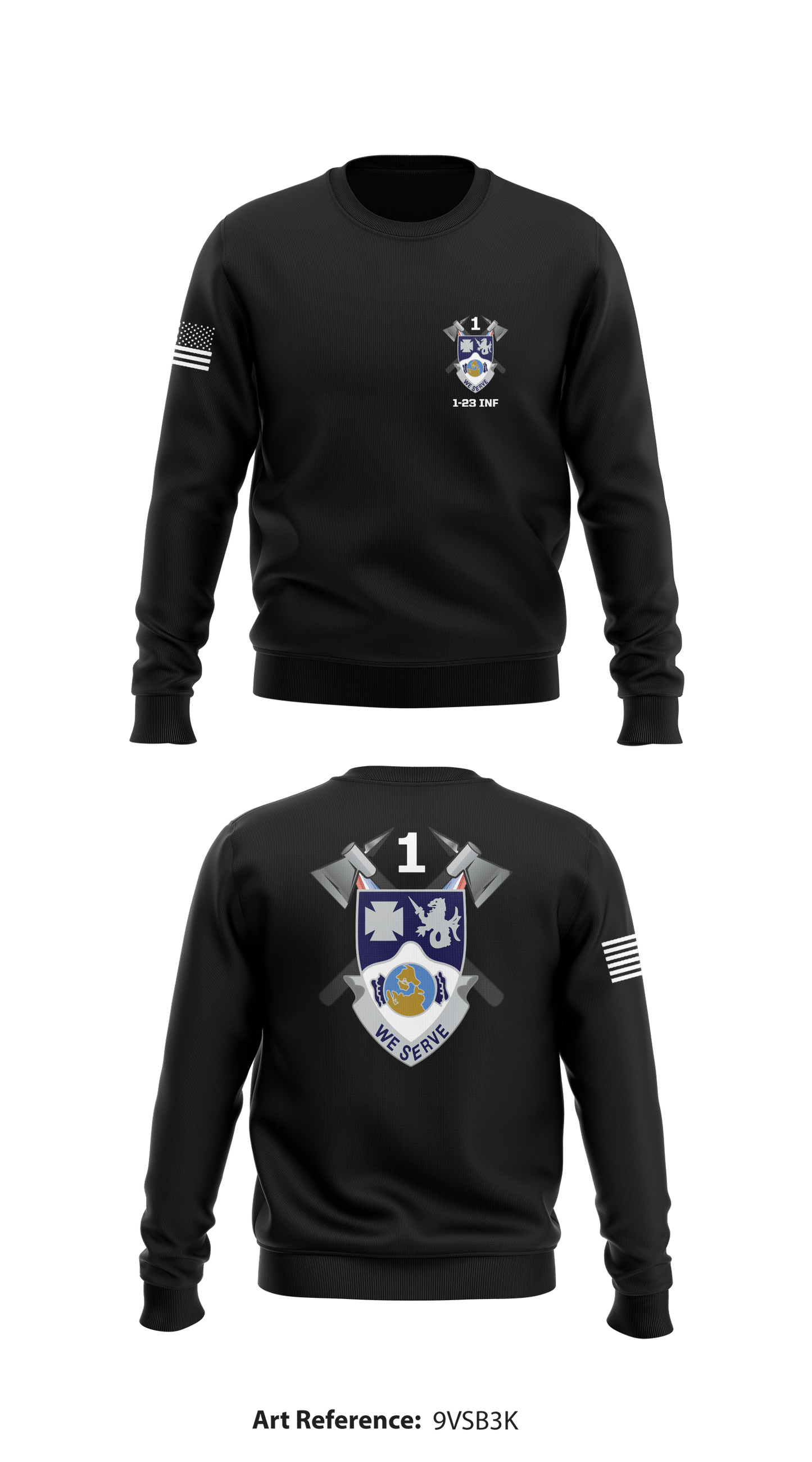 1-23INF Tomahawks Store 1 Core Men's Crewneck Performance Sweatshirt - 9VSB3k