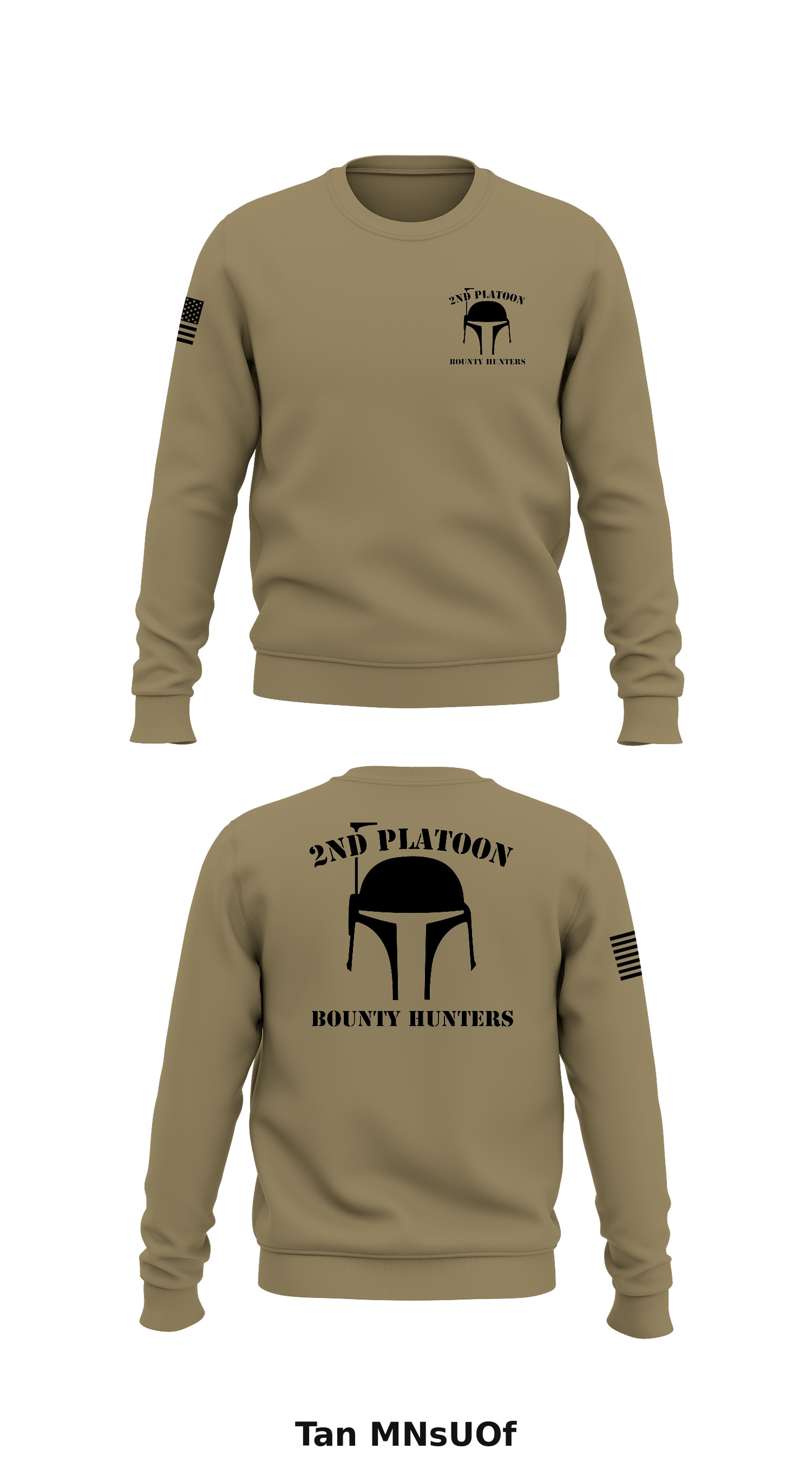 B Co, 2 BN, 2-4 IN Store 1 Core Men's Crewneck Performance Sweatshirt - MNsUOf
