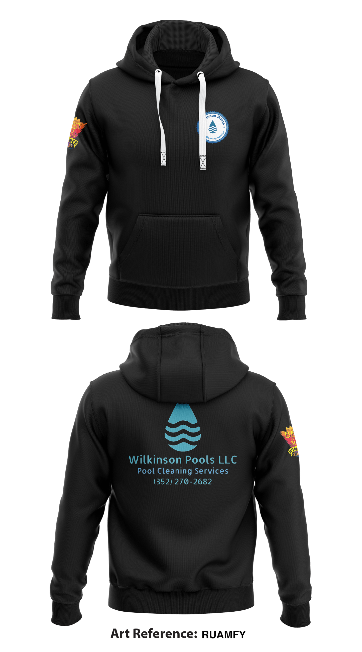 Wilkinson Pools Store 1 Core Men's Hooded Performance Sweatshirt - ruaMfY