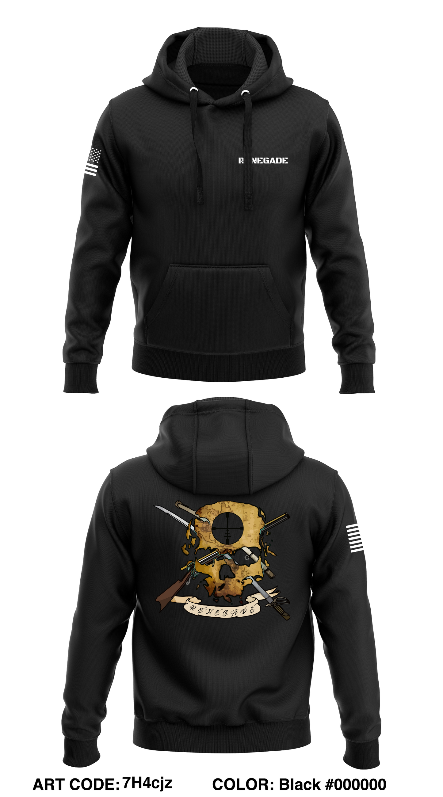 2-5 cav 1abct Store 1 Core Men's Hooded Performance Sweatshirt - 7H4cjz