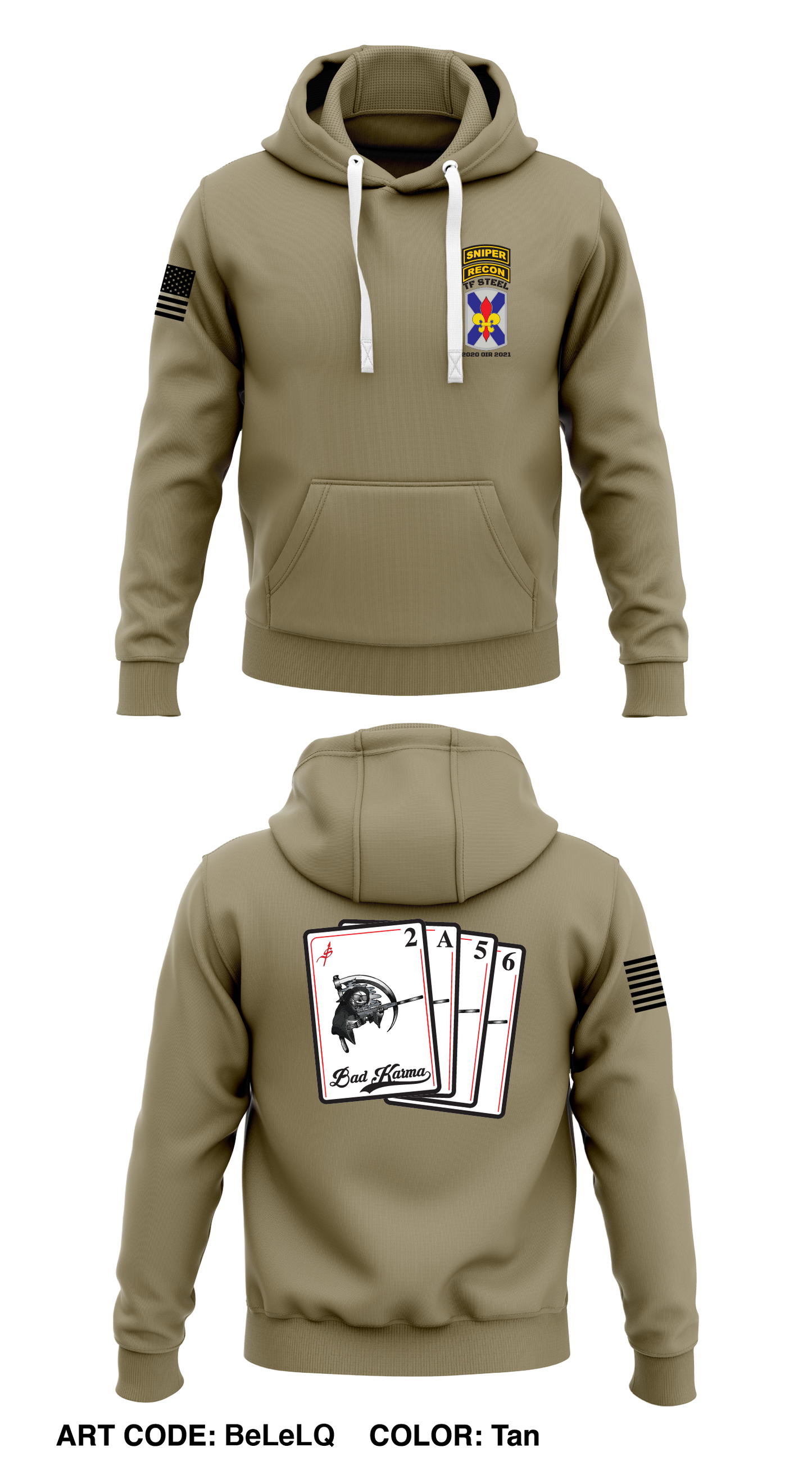 2-156th Sniper Section Store 1 Core Men's Hooded Performance Sweatshirt - BeLeLQ