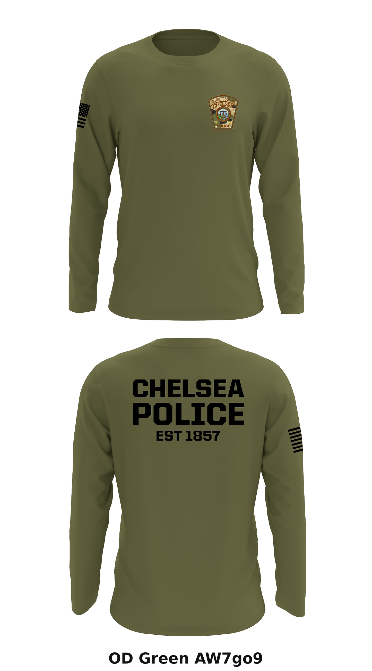 Chelsea Police Store 1 Core Men's LS Performance Tee - AW7go9
