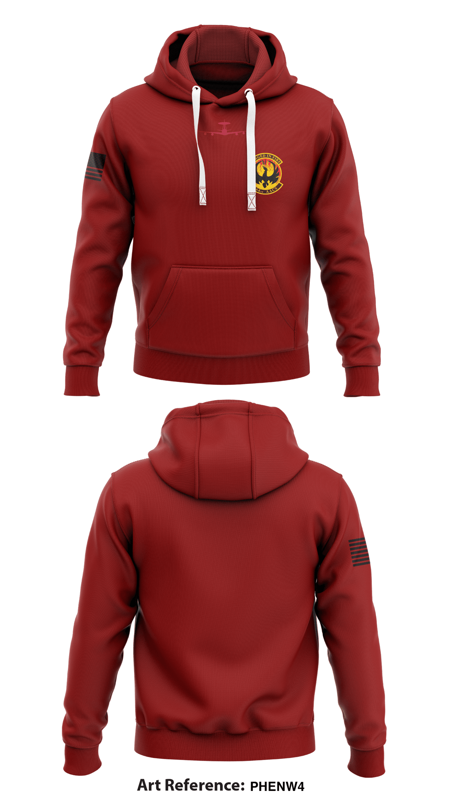 964th AACS Store 1 Core Men's Hooded Performance Sweatshirt - pHENw4
