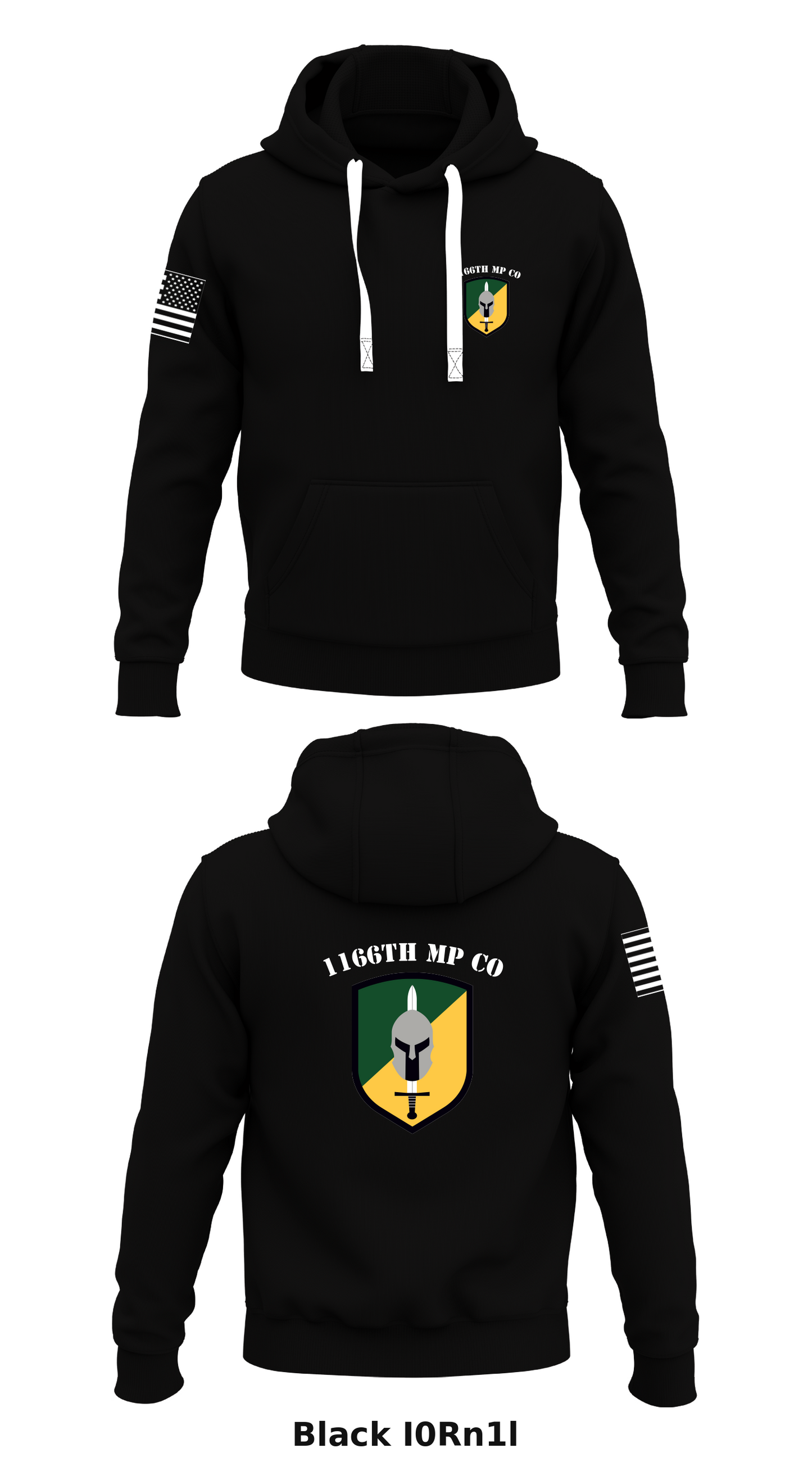 1166th MP Store 1 Core Men's Hooded Performance Sweatshirt - I0Rn1l