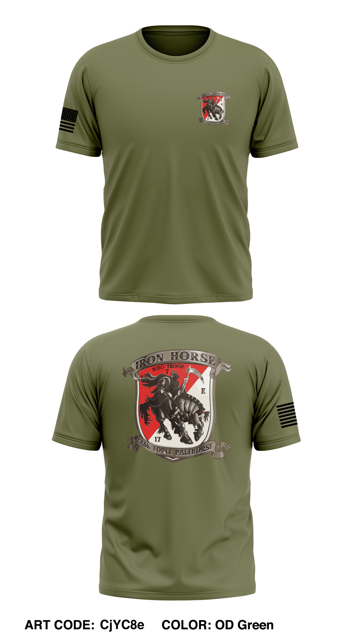 ECHO TROOP 7-17th asb Store 1 Core Men's SS Performance Tee - CjYC8e