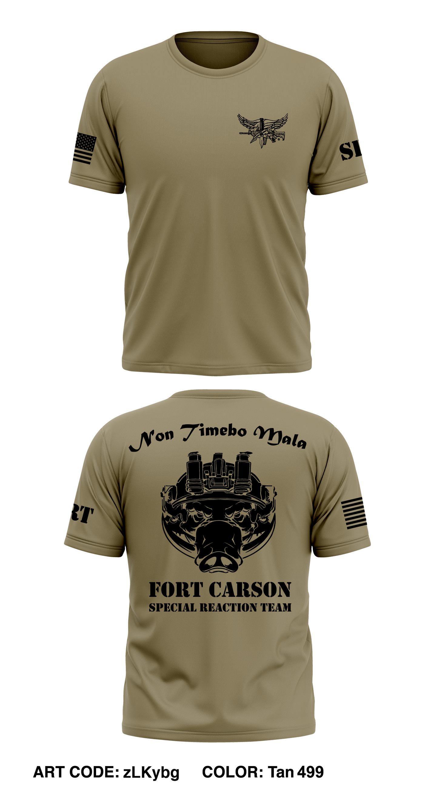 Fort Carson Special Reaction Team Store 1 Core Men's SS Performance Tee - zLKybg