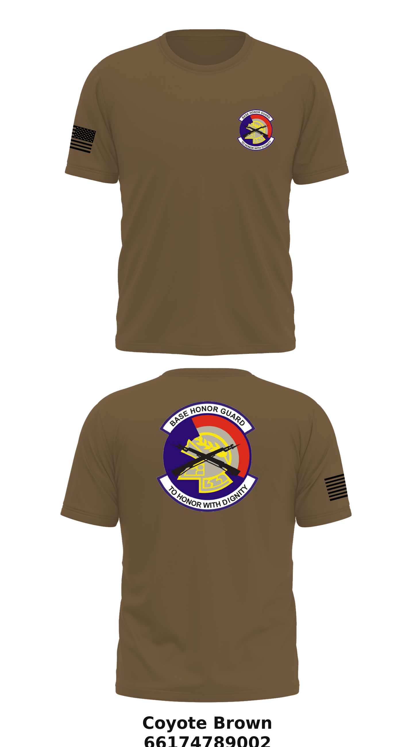 Honor guard Store 1 Core Men's SS Performance Tee - 66174789002