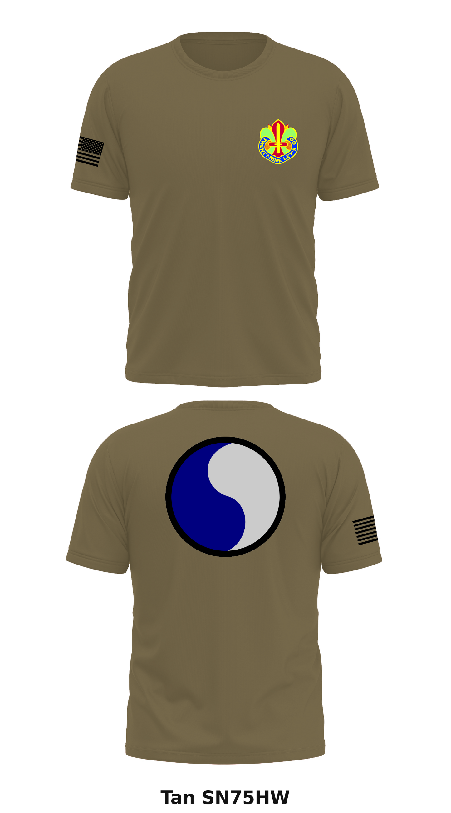 B CO, HHBN, 29ID Store 1 Core Men's SS Performance Tee - SN75HW