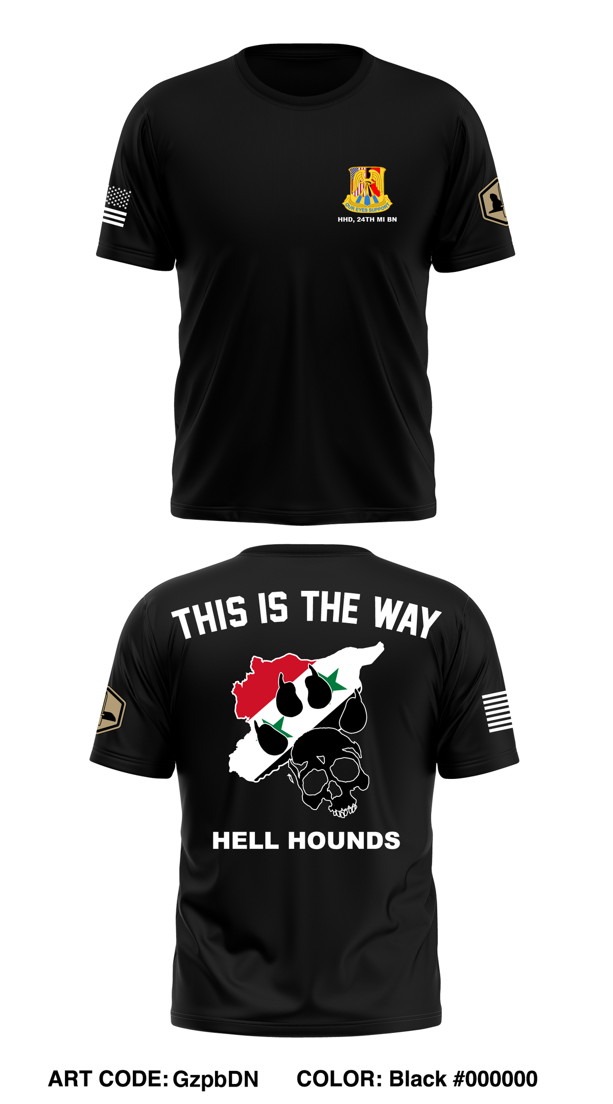 HHD, 24th MI BN, 66th MI BDE Store 1 Core Men's SS Performance Tee - GzpbDN