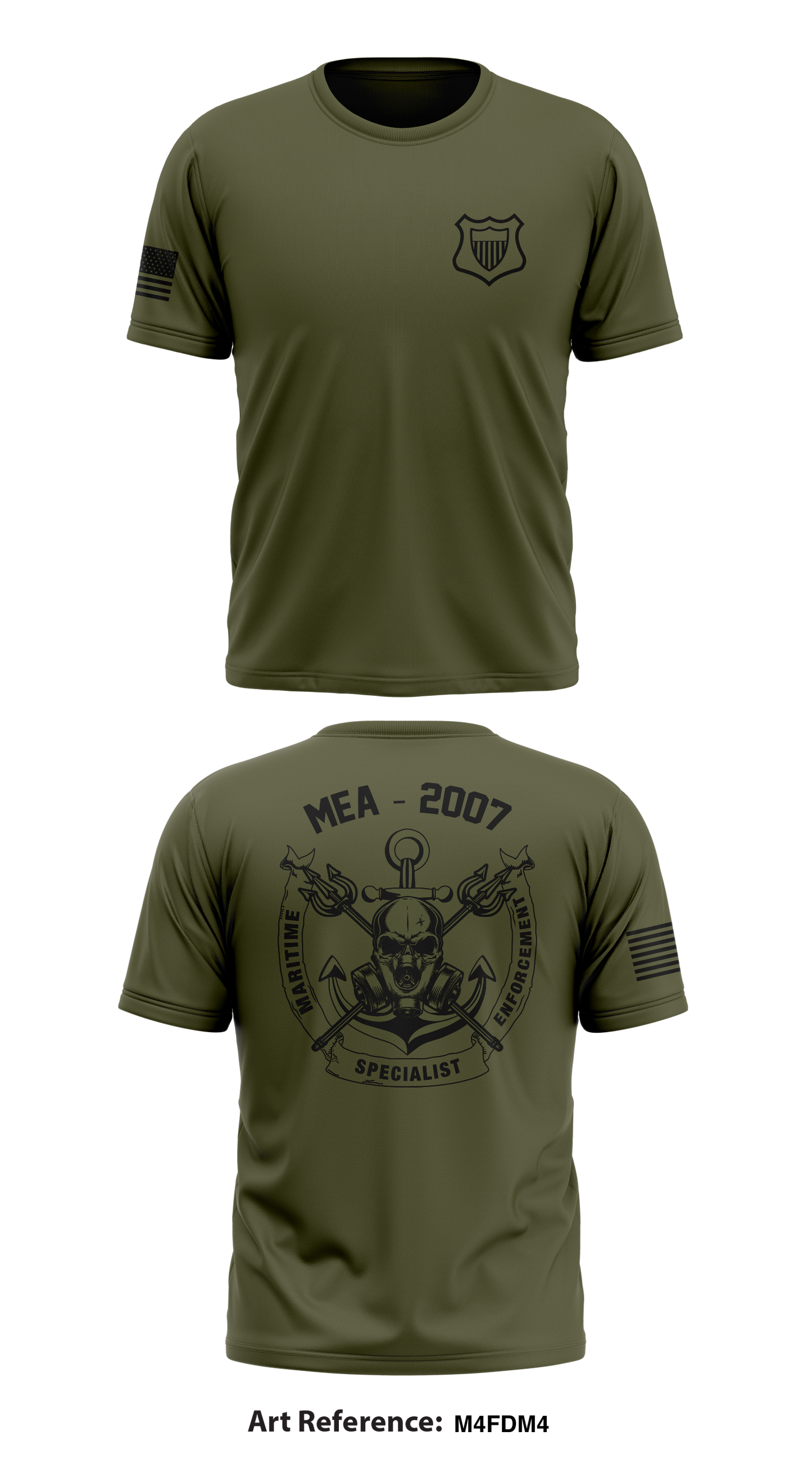 ME A school 2007 Core Men's SS Performance Tee - M4FDm4