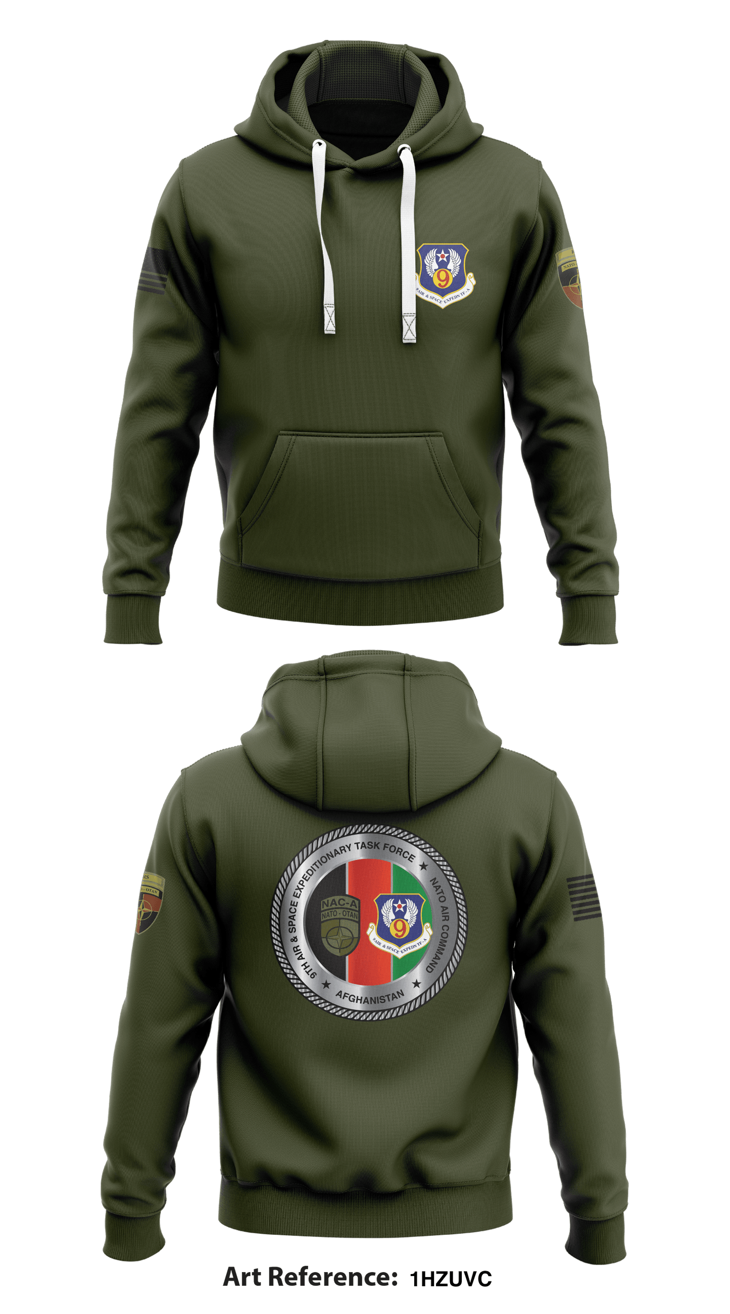 NAC-A/ 9 AETF-A Store 1 Core Men's Hooded Performance Sweatshirt - 1hzuVC