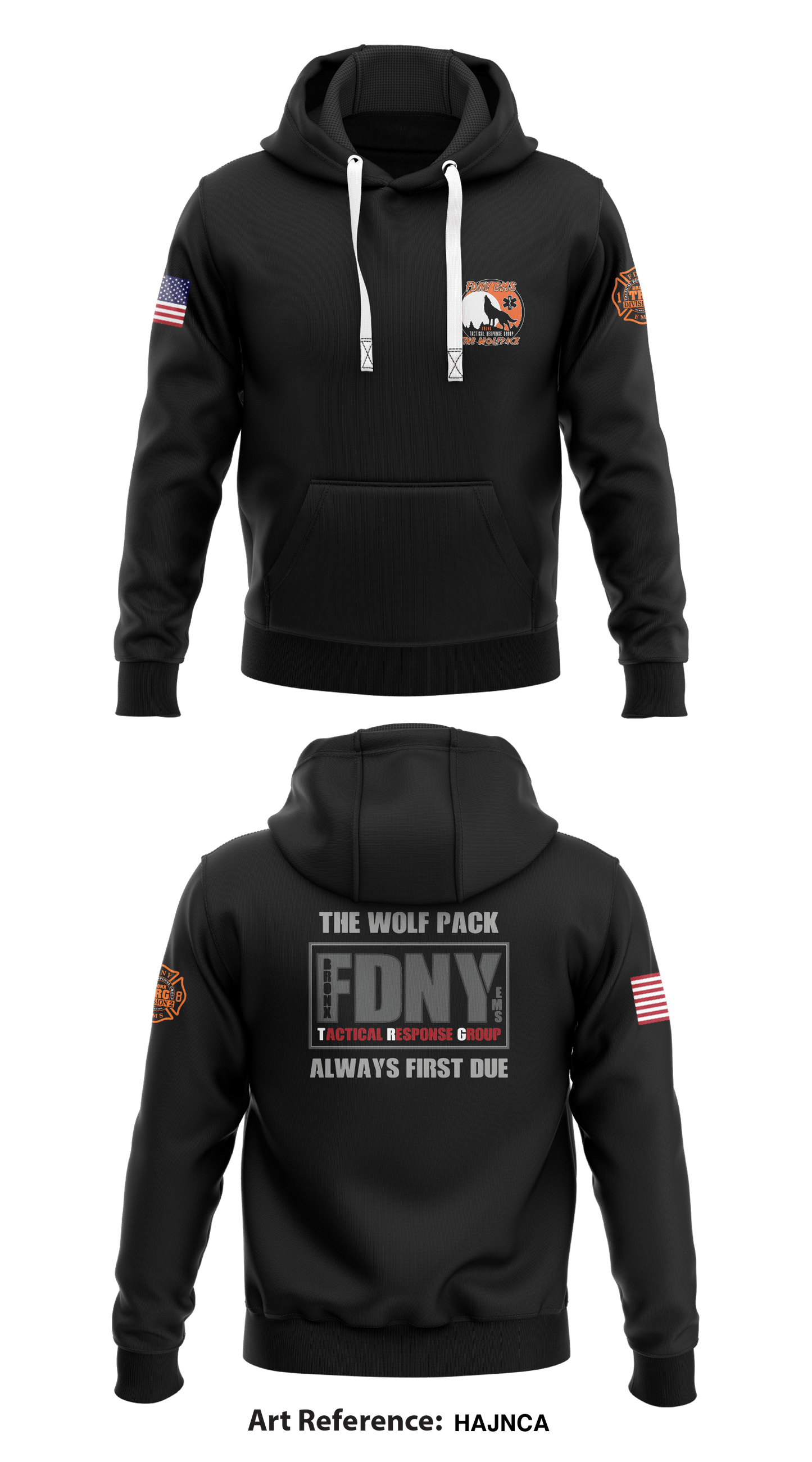 Bronx TRG Store 1 Core Men's Hooded Performance Sweatshirt - HAjnCa