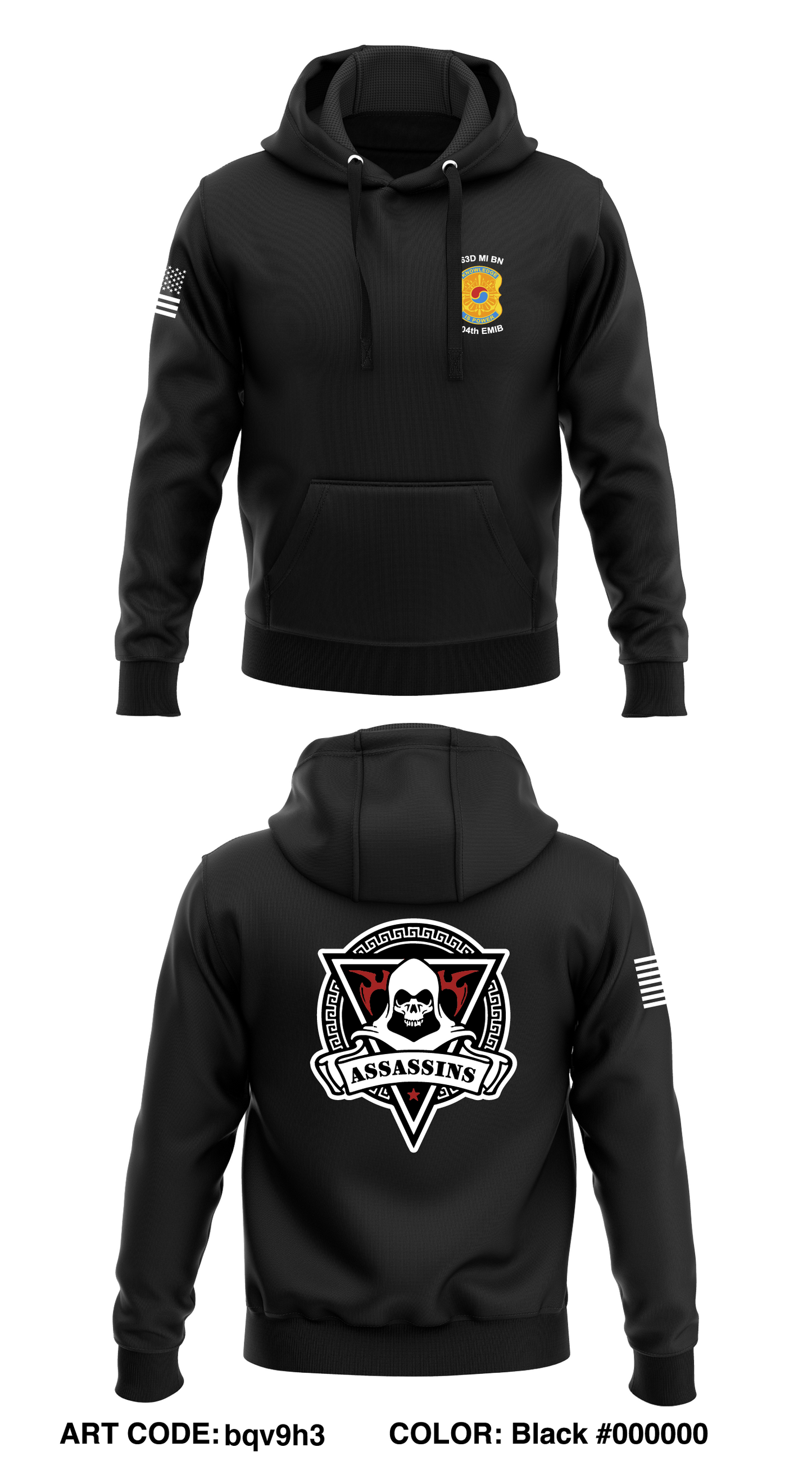 A Co, 163D MI BN Store 1 Core Men's Hooded Performance Sweatshirt - bqv9h3