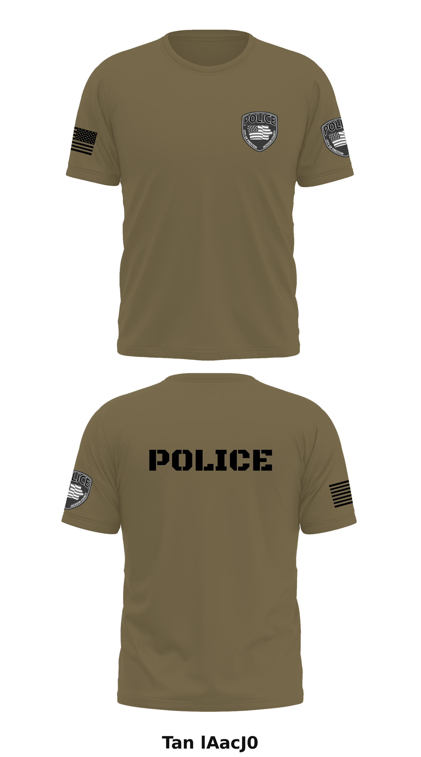 PRESTON POLICE DEPARTMENT Store 1 Core Men's SS Performance Tee - lAacJ0