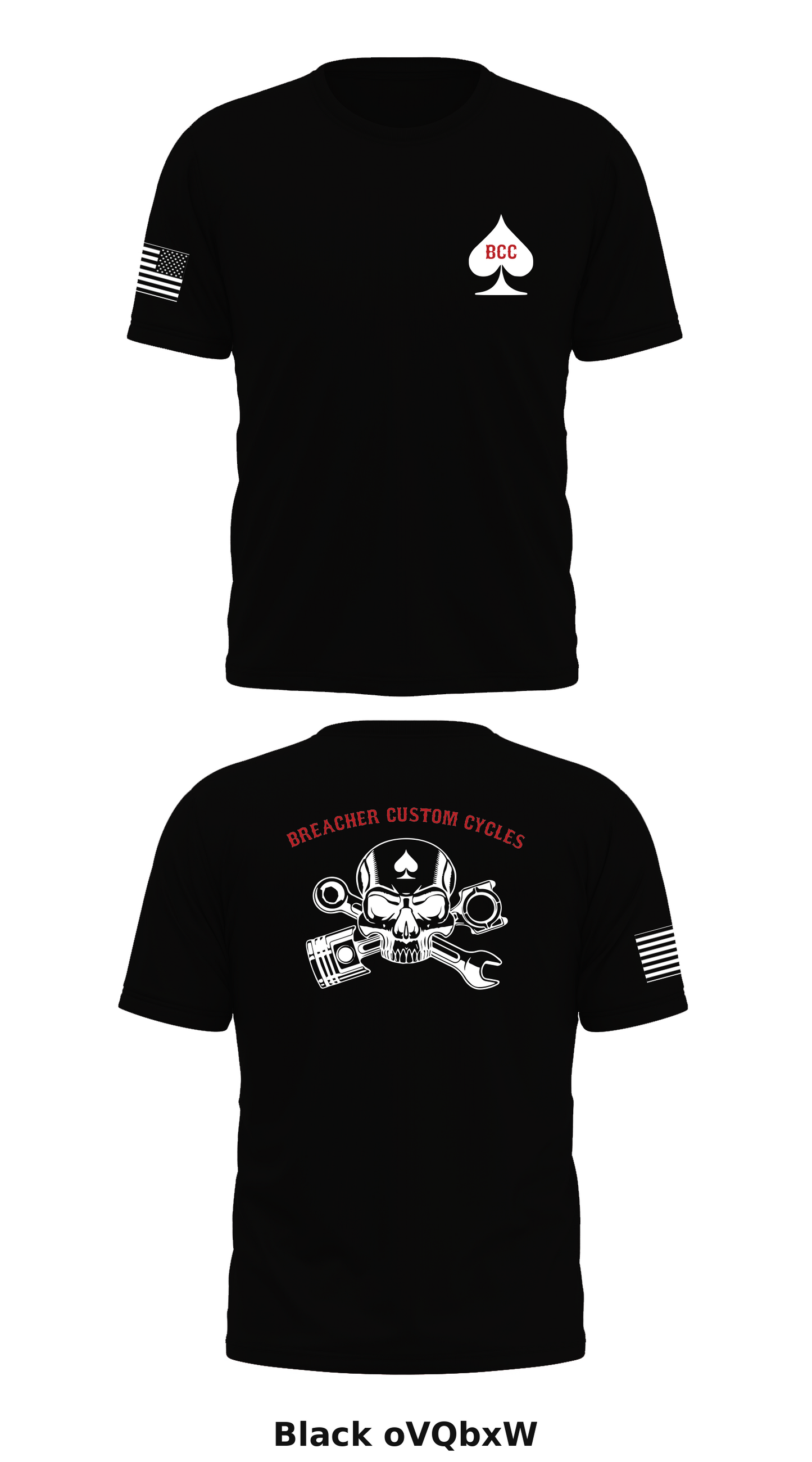 Breacher Custom Cycles Store 1 Core Men's SS Performance Tee - oVQbxW