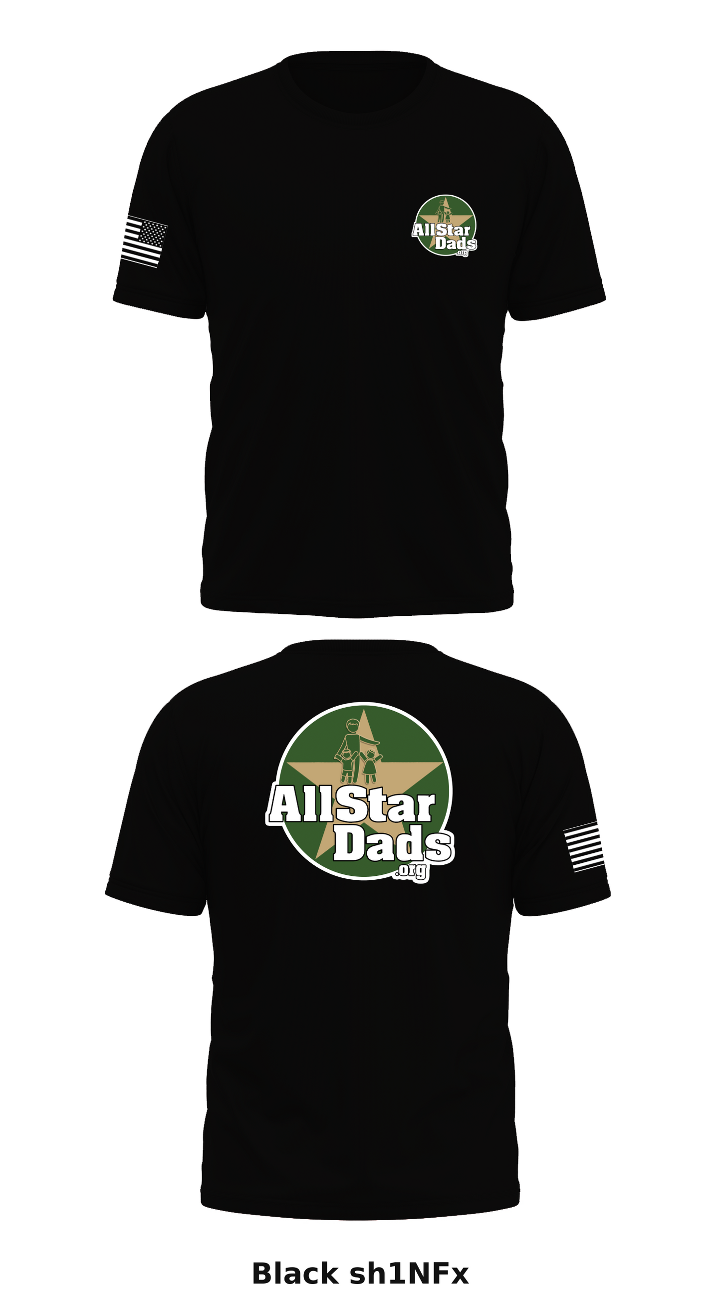 All Star Dads Store 1 Core Men's SS Performance Tee - sh1NFx