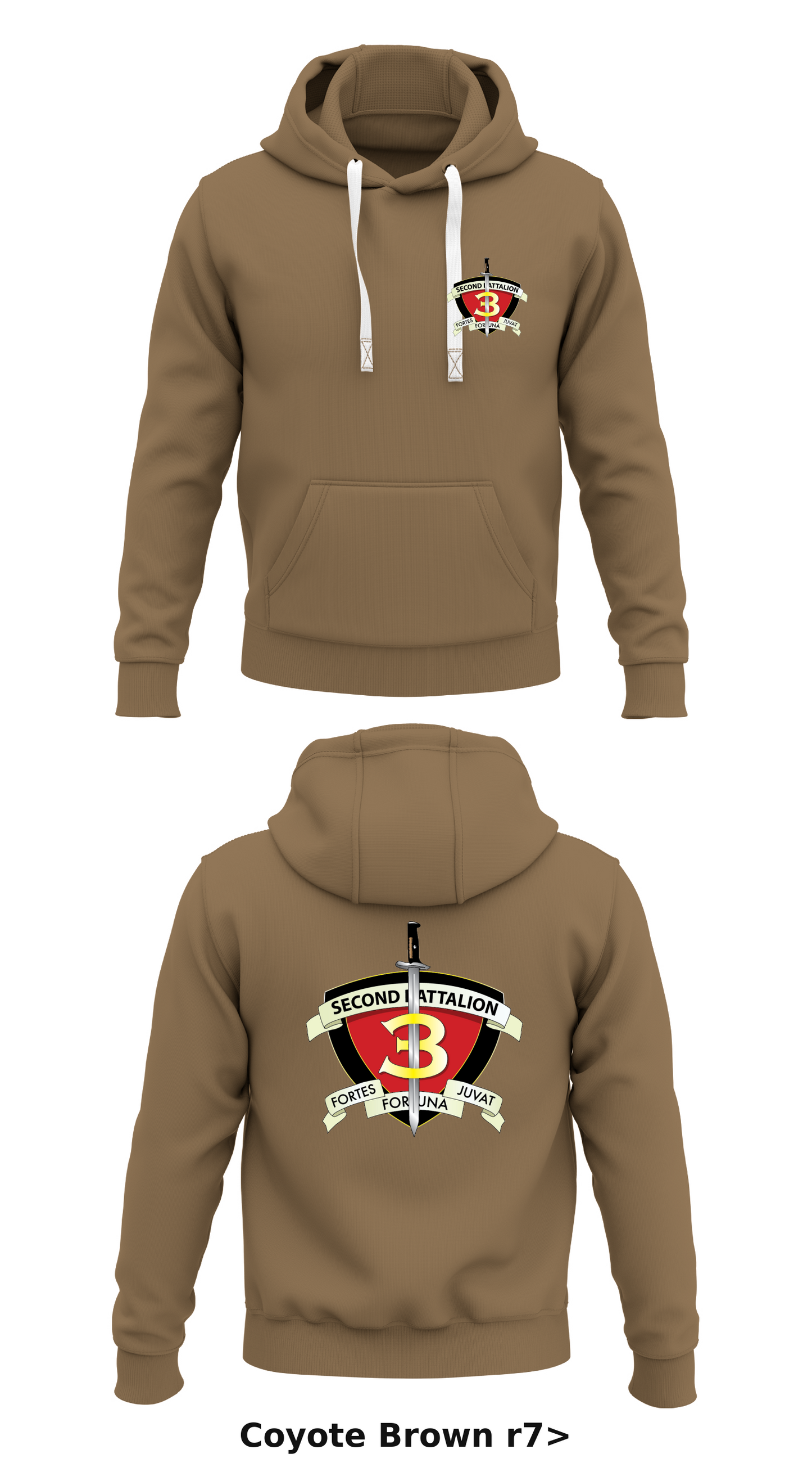 2nd Battalion 3rd Marines Store 1 Core Men's Hooded Performance Sweatshirt - r7>