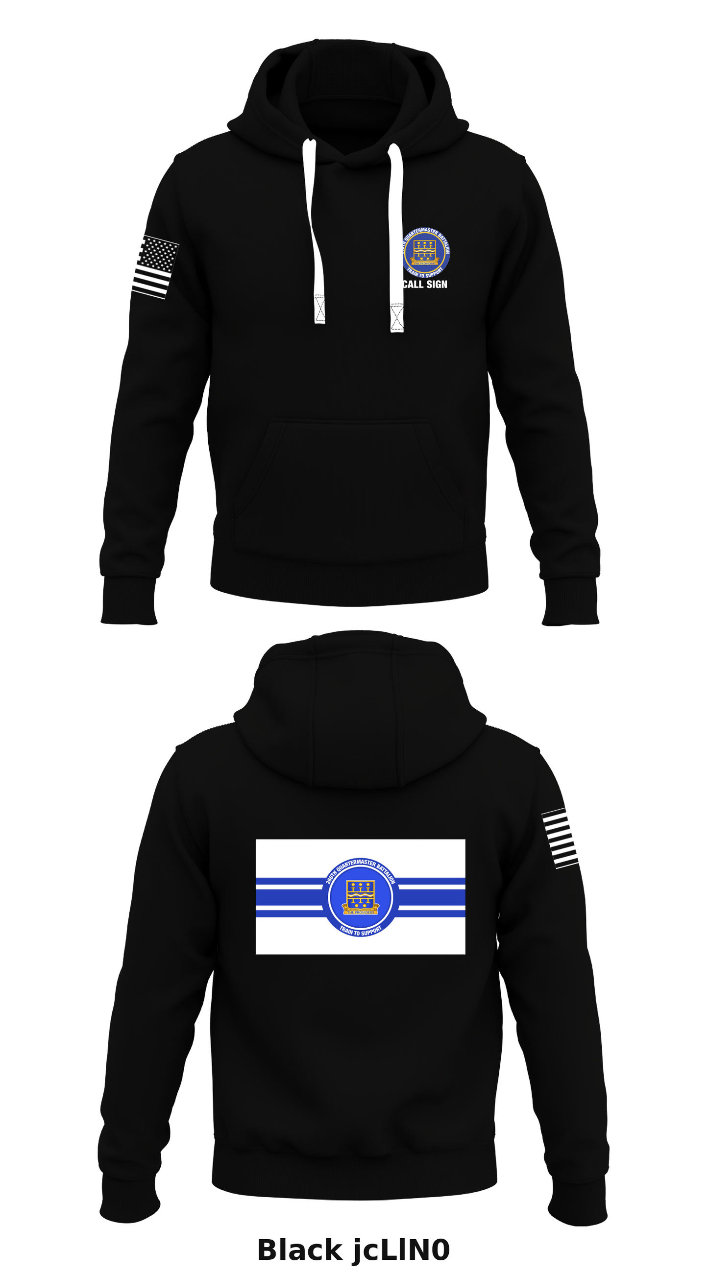 Custom 266th quartermaster battalion Store 1 Core Men's Hooded Performance Sweatshirt - jcLlN0