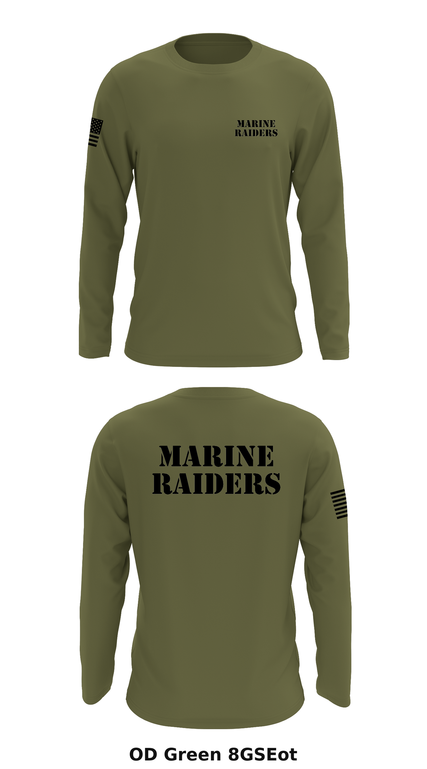 Marine Raiders Store 1 Core Men's LS Performance Tee - 8GSEot