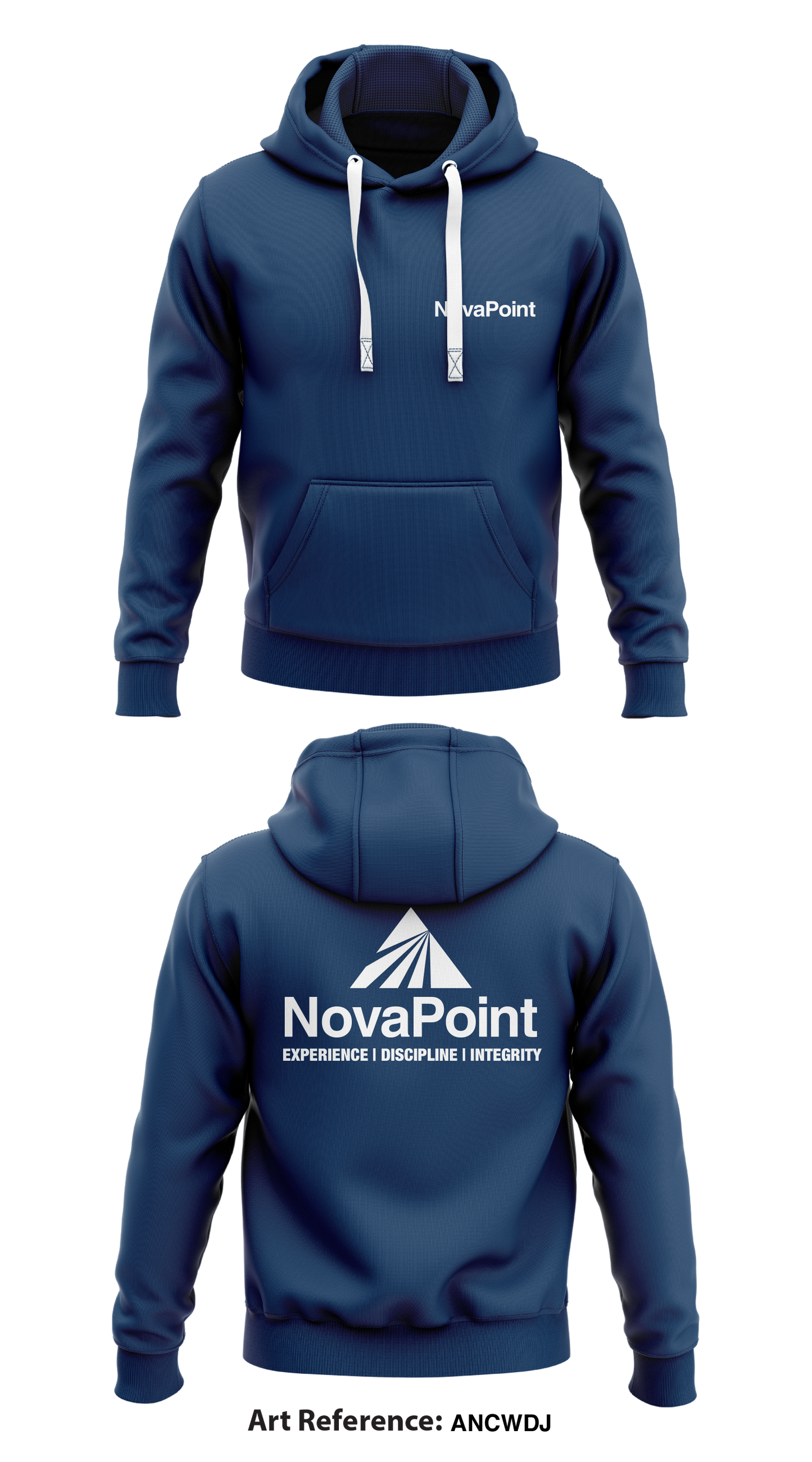 NovaPoint Store 1 Core Men's Hooded Performance Sweatshirt - ANCWDJ