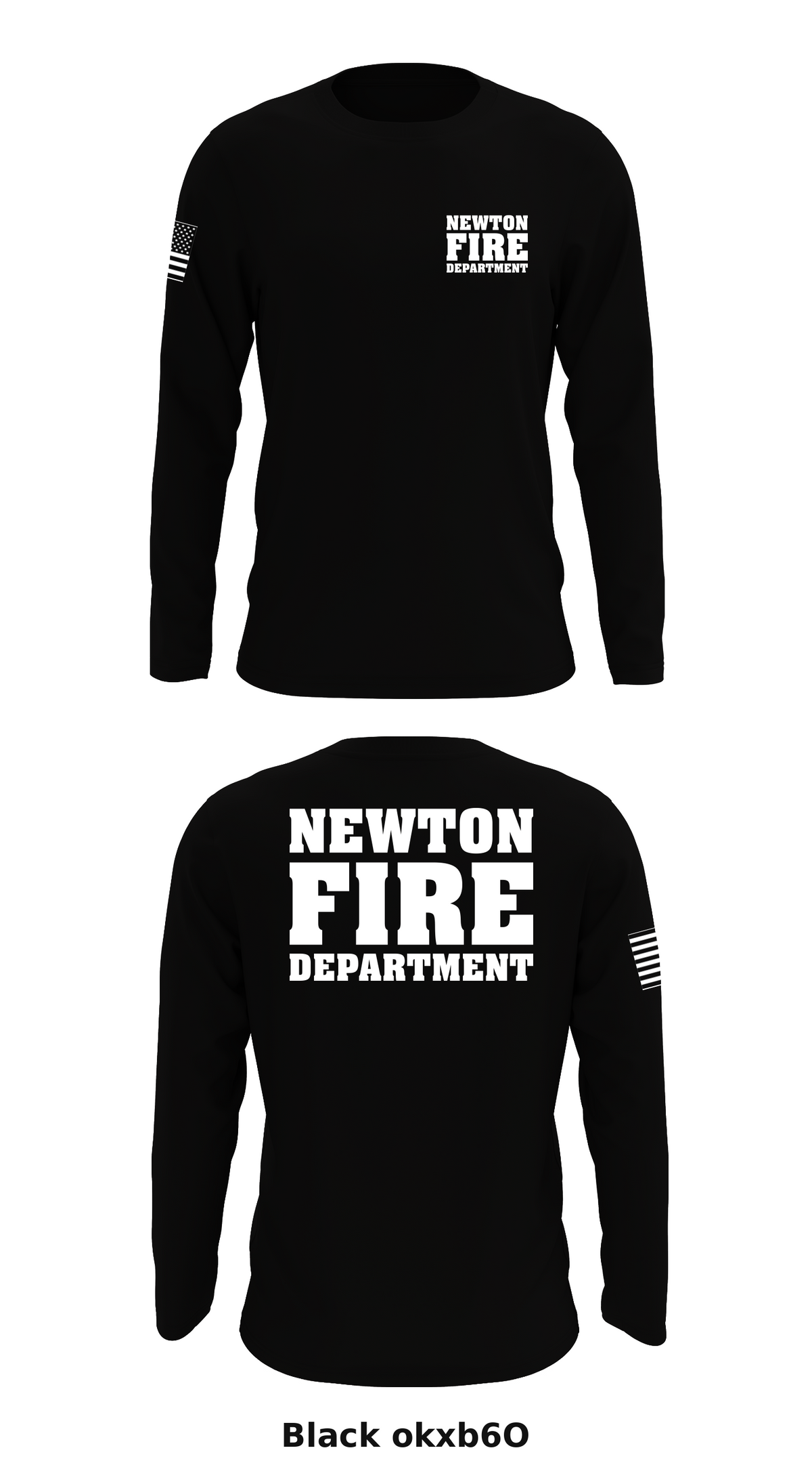 Newton Fire Department Store 1 Core Men's LS Performance Tee - okxb6O
