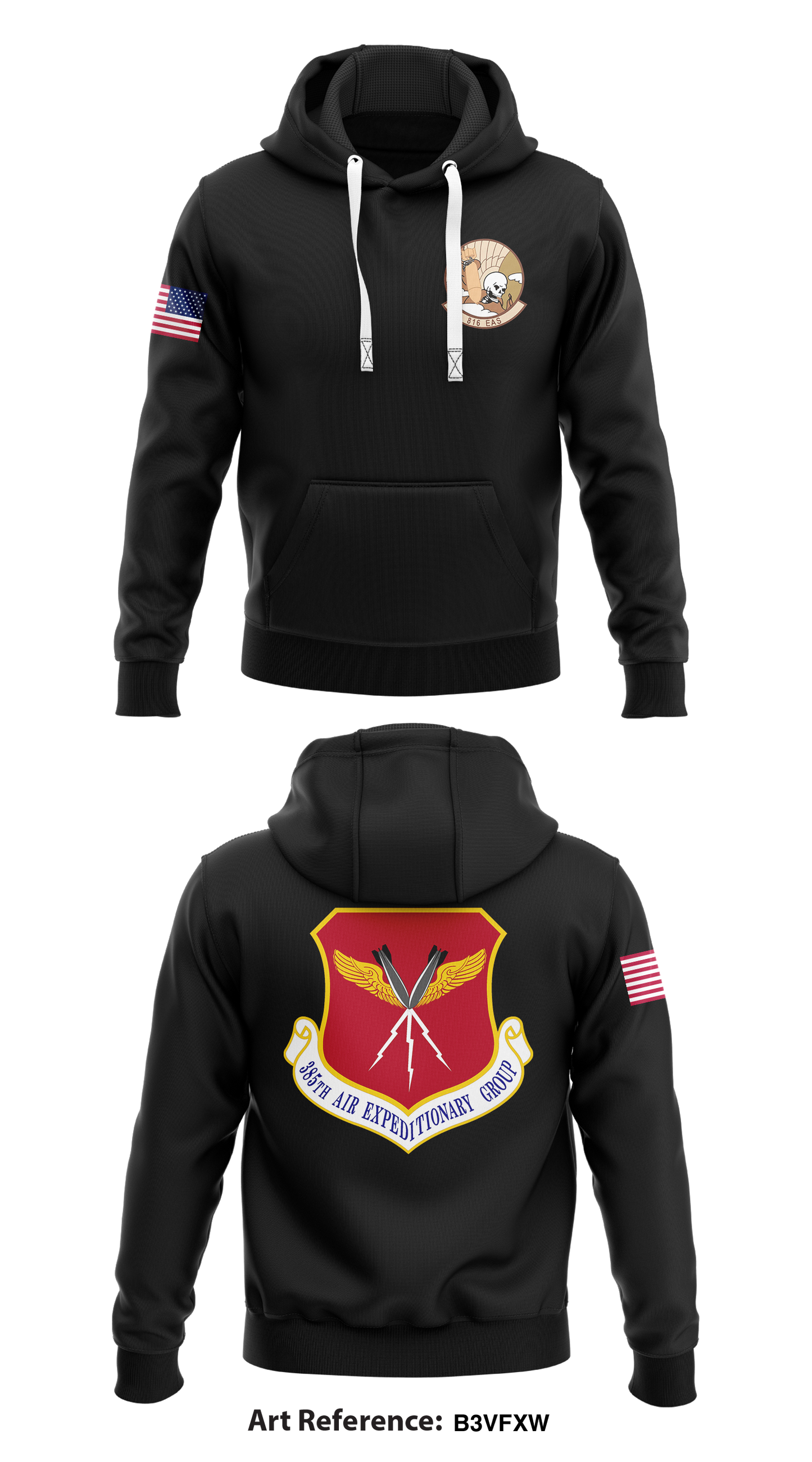 816 EAS Det 1 Store 1 Core Men's Hooded Performance Sweatshirt - b3VfXw