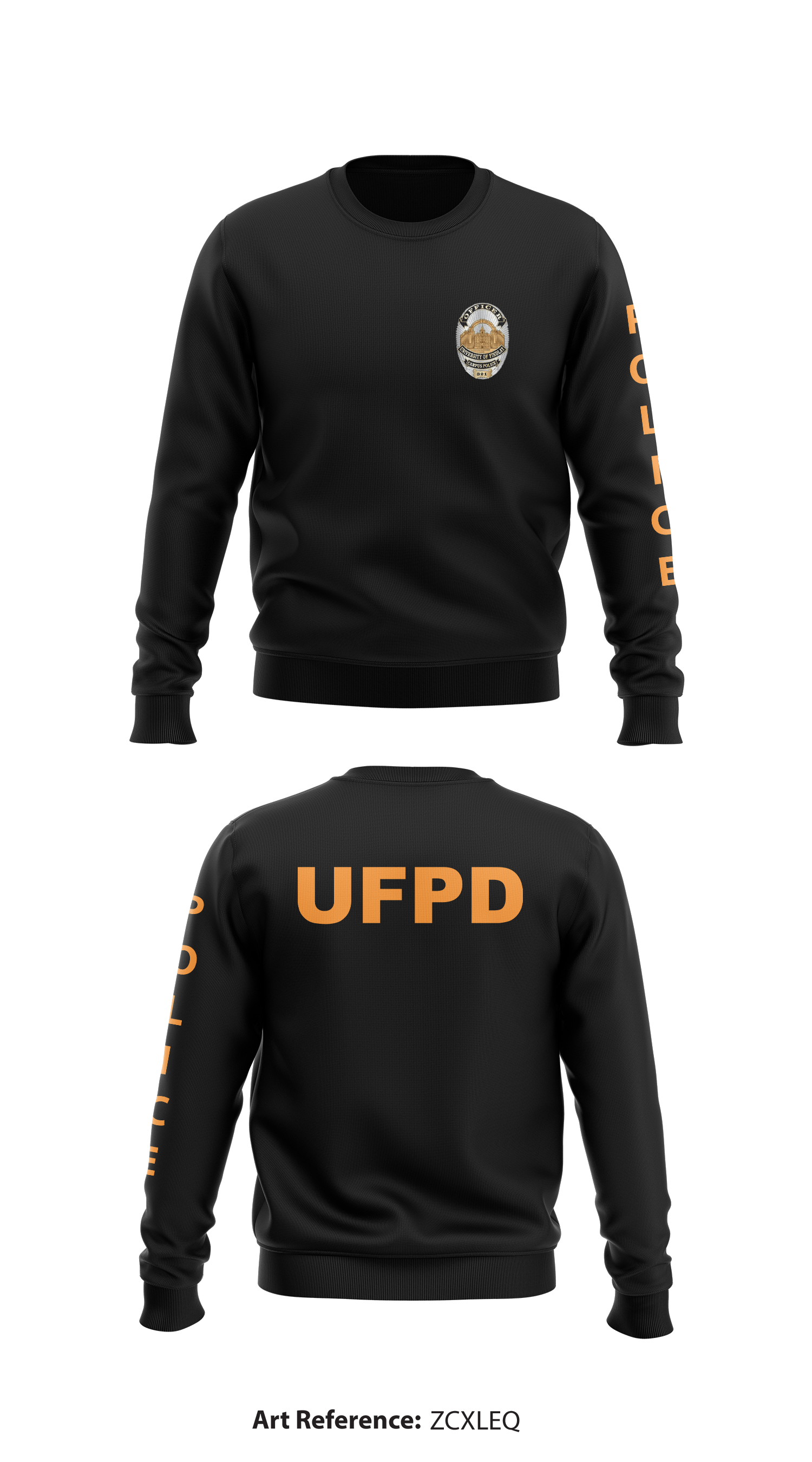 UF Police Store 1 Core Men s Crewneck Performance Sweatshirt