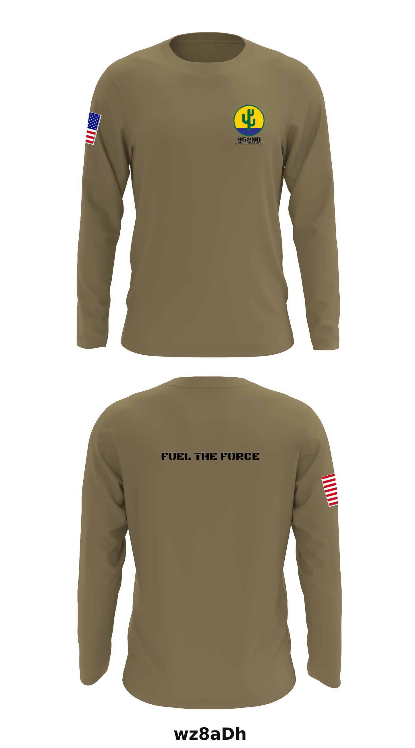 952nd QM T.O. 3rd Squad Store 1 Core Men's LS Performance Tee - wz8aDh