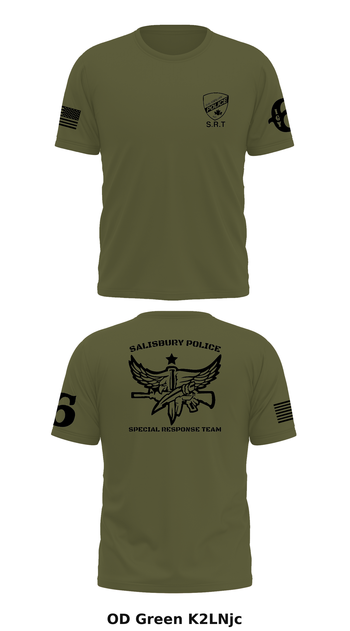 Salisbury PD SRT Store 1 Core Men's SS Performance Tee - K2LNjc