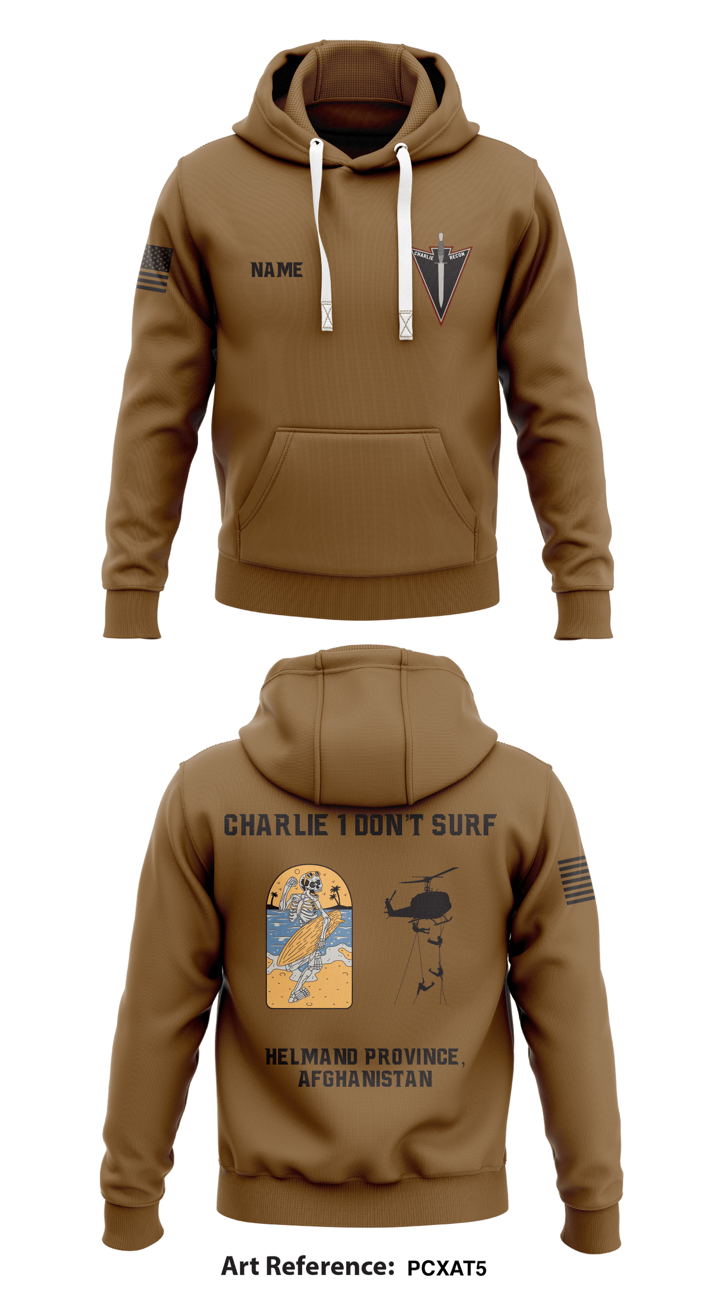 1st Platoon, Charlie Troop, 3-71 CAV Store 1 Core Men's Hooded Performance Sweatshirt - PcXAT5