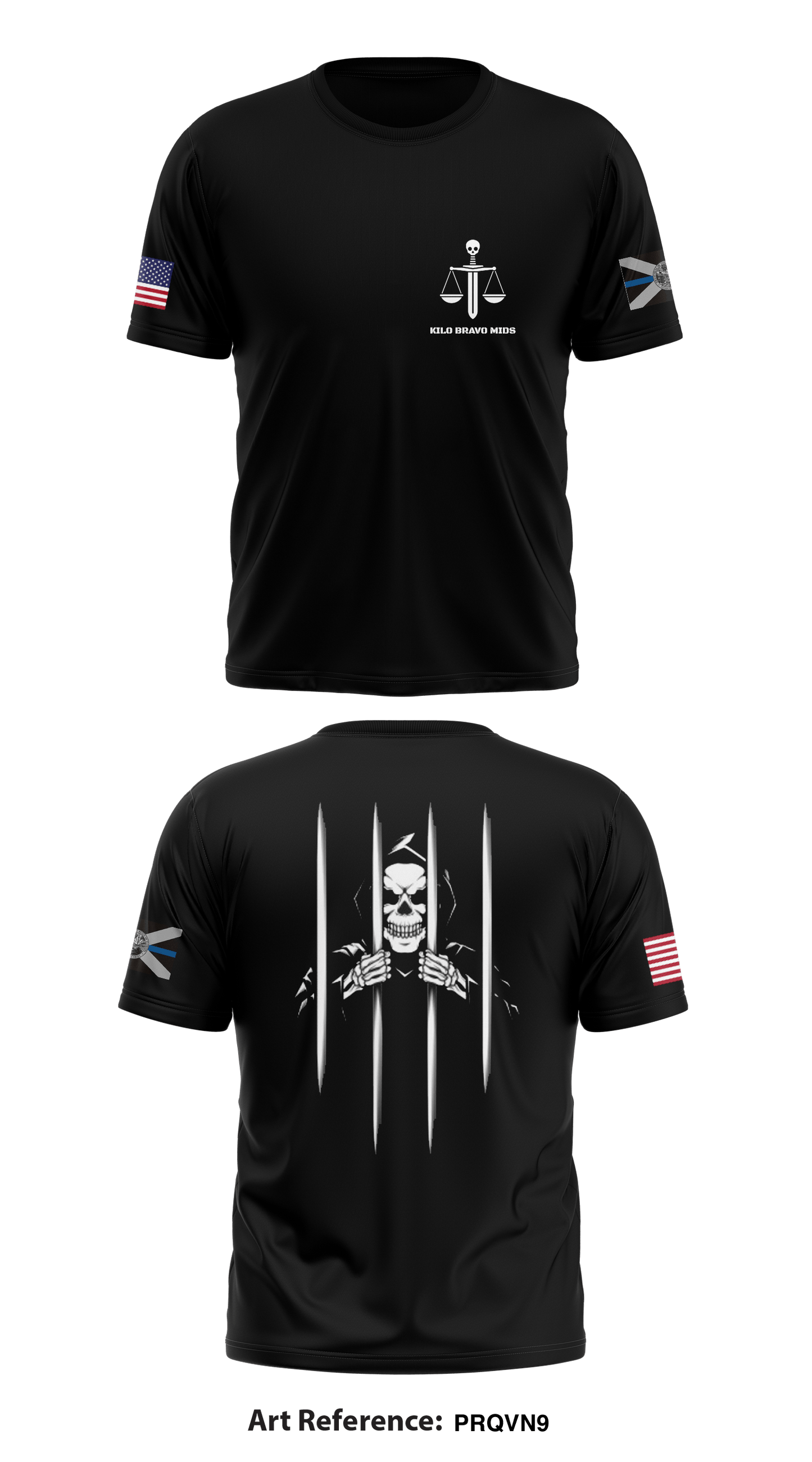 Kilo Bravo Mids Store 1 Core Men's SS Performance Tee - pRQVN9