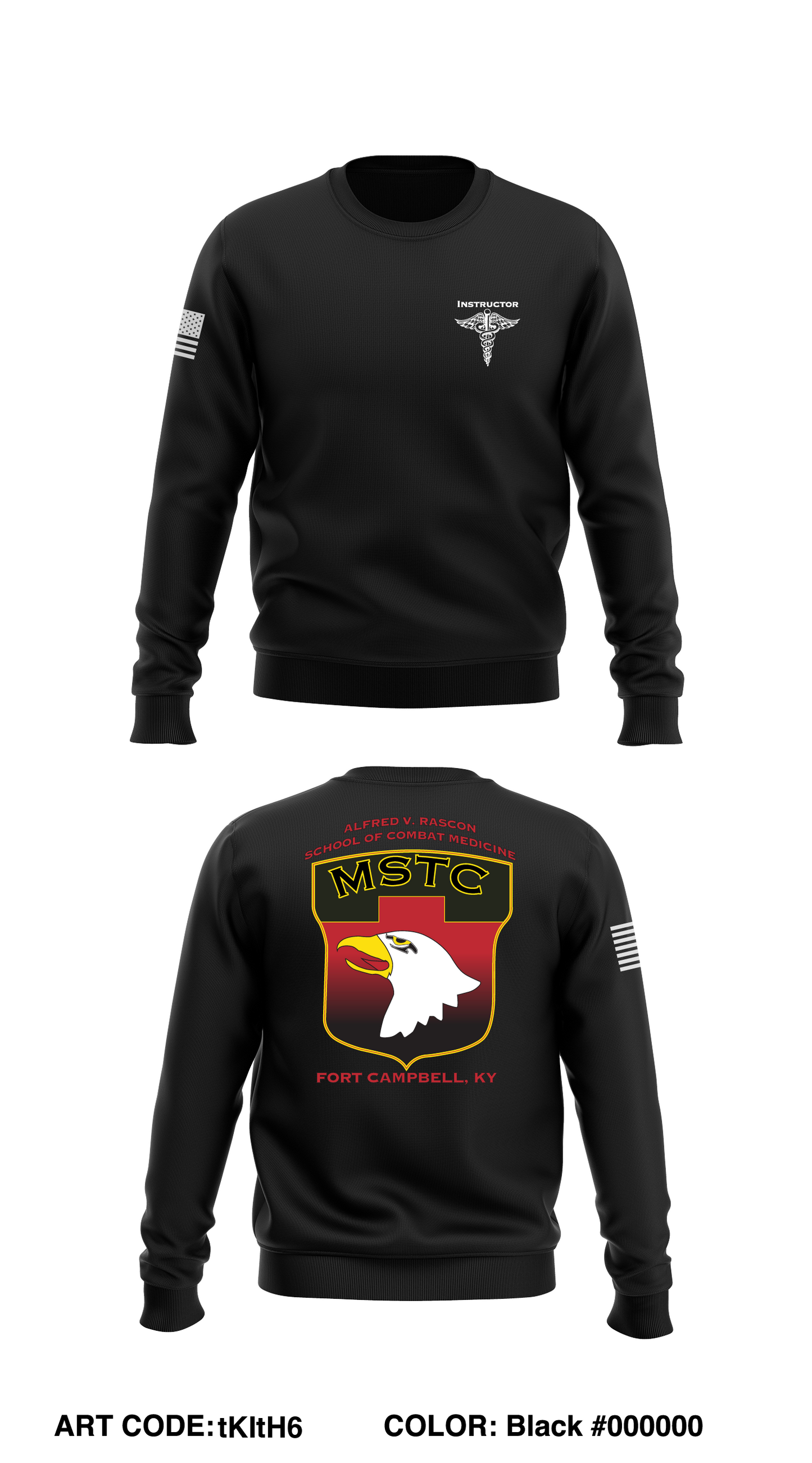 Fort Campbell MSTC Store 1 Core Men's Crewneck Performance Sweatshirt - tKItH6