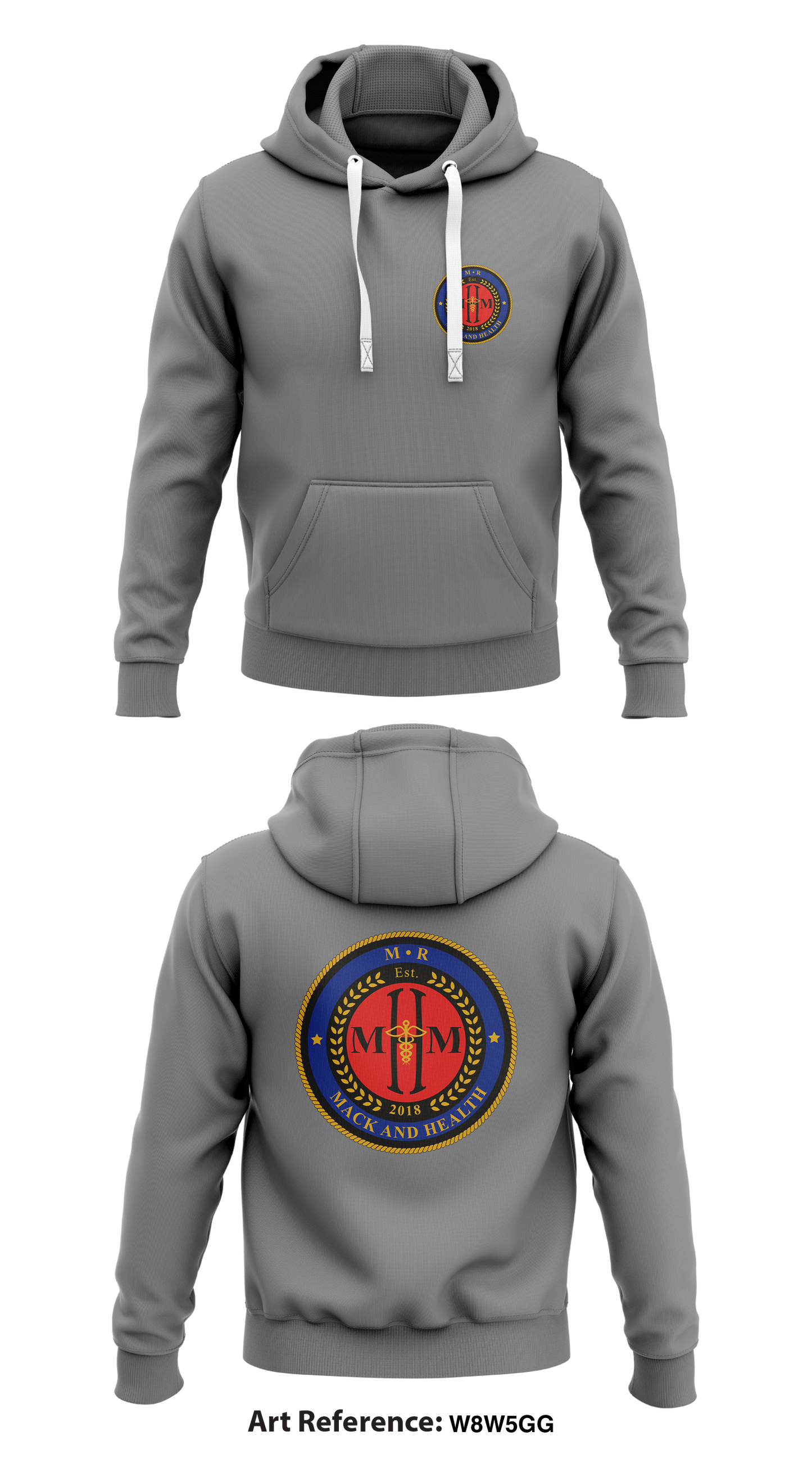 M.R. Mack & Health Store 1 Core Men's Hooded Performance Sweatshirt - w8w5GG