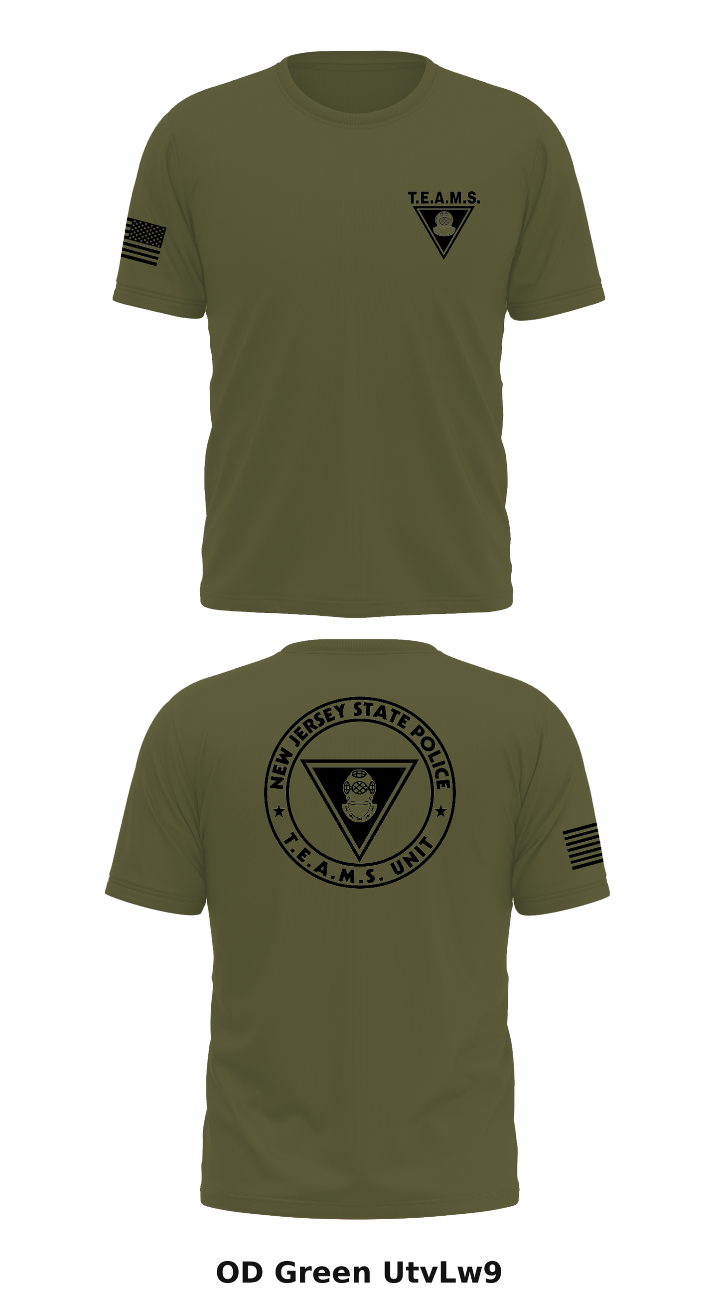 T.E.A.M.S. Unit South Store 1 Core Men's SS Performance Tee - UtvLw9