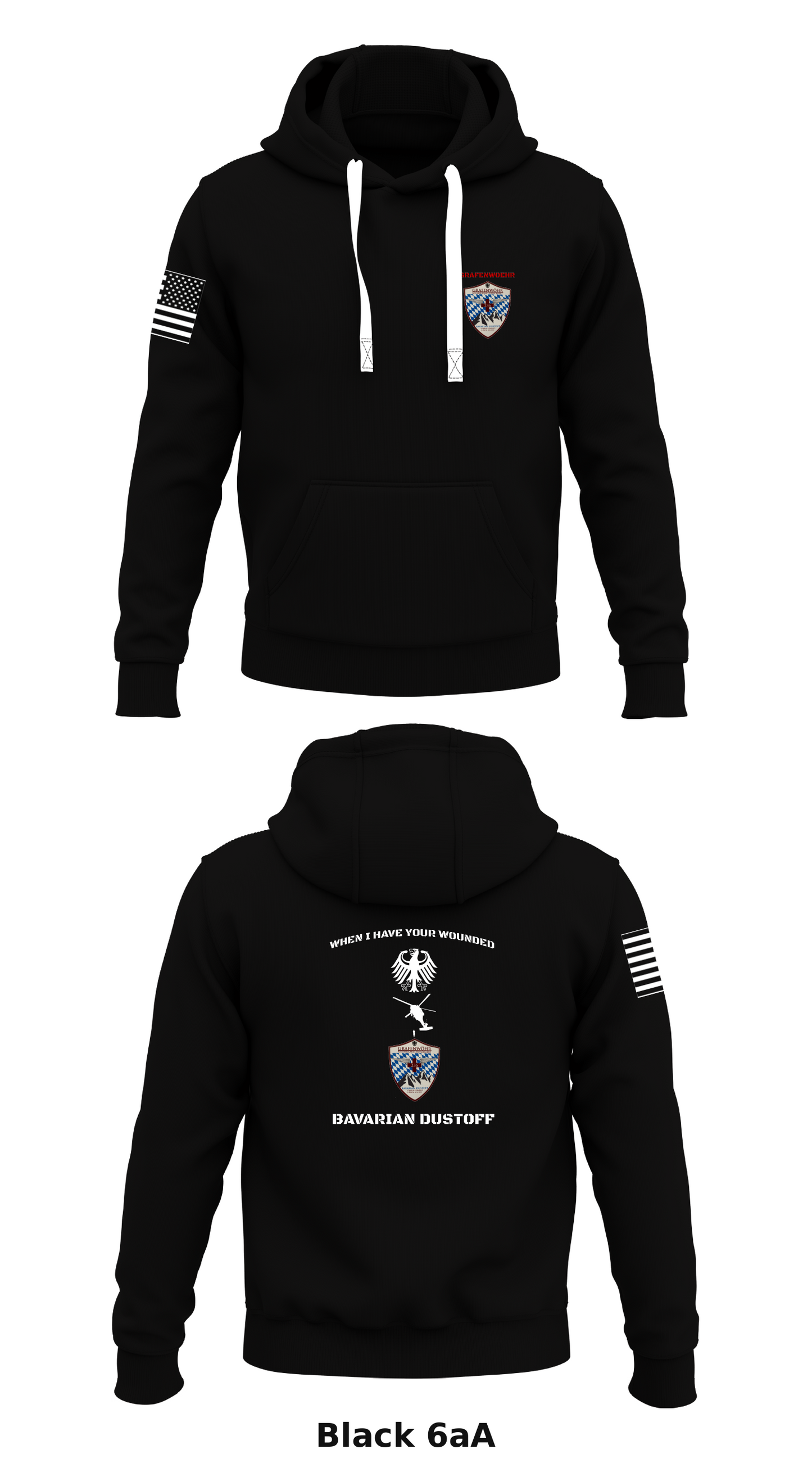 1-214th BAVARIAN DUSTOFF Store 1 Core Men's Hooded Performance Sweatshirt - 6aA