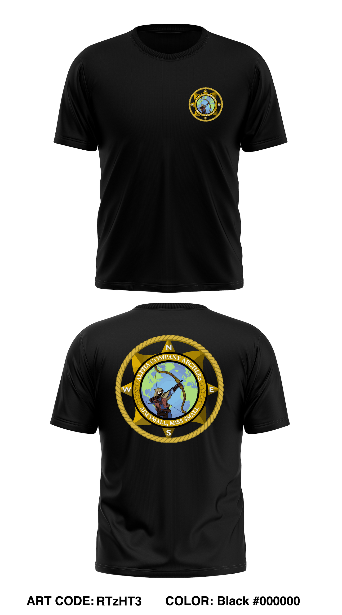 A Co, 305th MI BN Store 1 Core Men's SS Performance Tee - RTzHT3