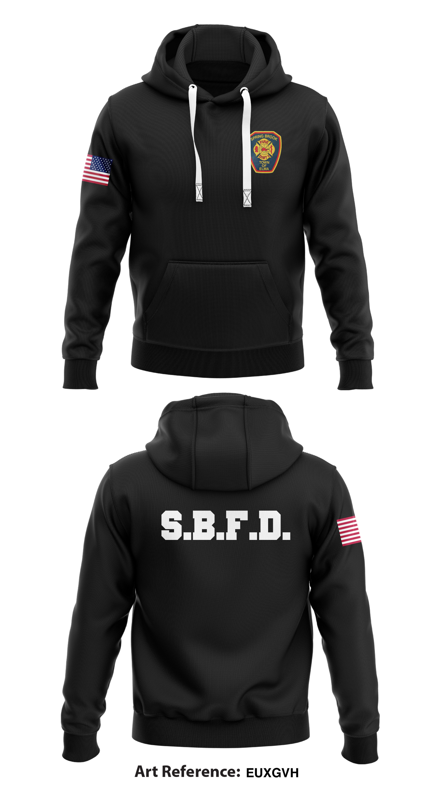 Spring Brook Fire Dist Store 1 Core Men's Hooded Performance Sweatshirt - EuXgvH