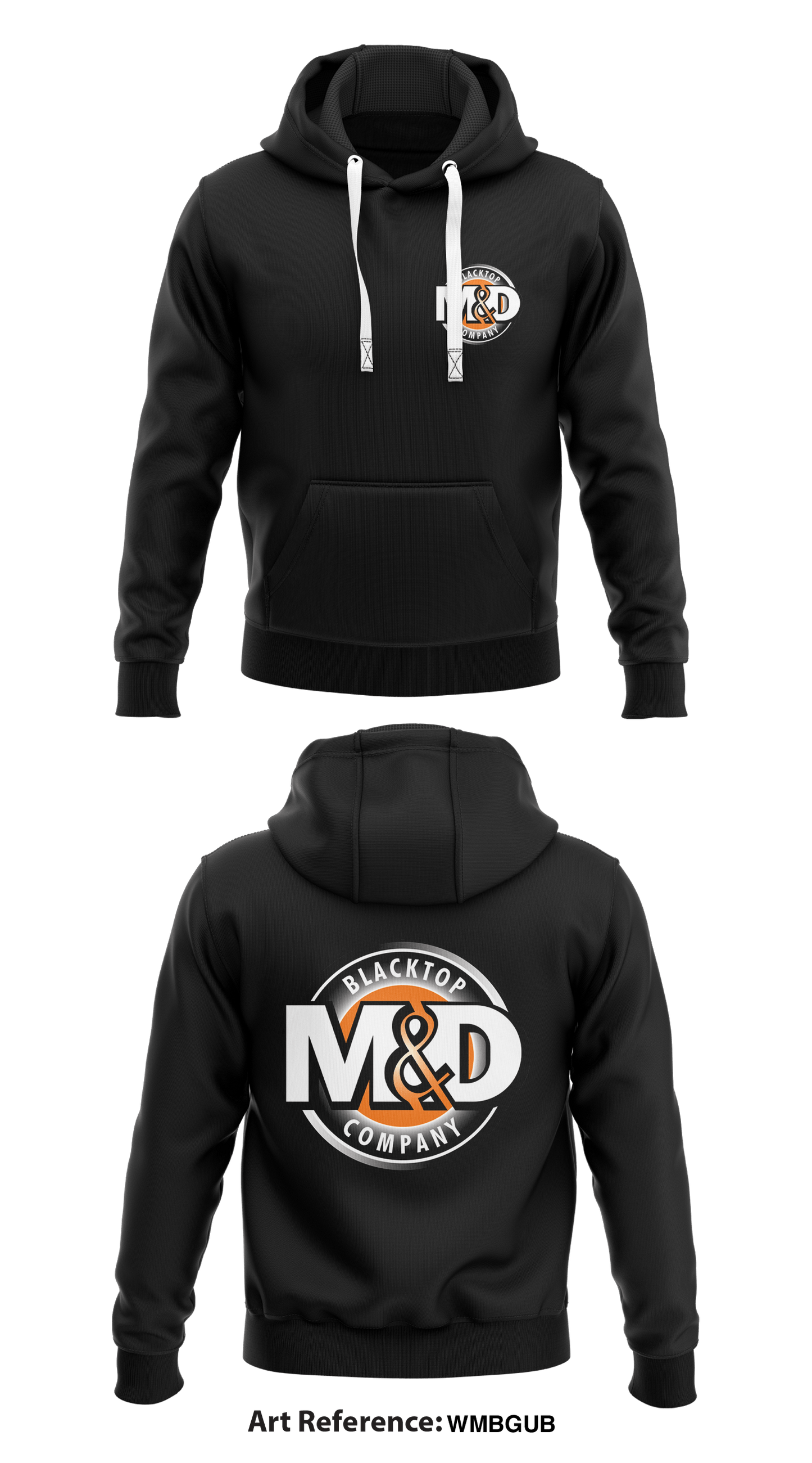 M&D Blacktop Co. Store 1 Core Men's Hooded Performance Sweatshirt - WmBgub