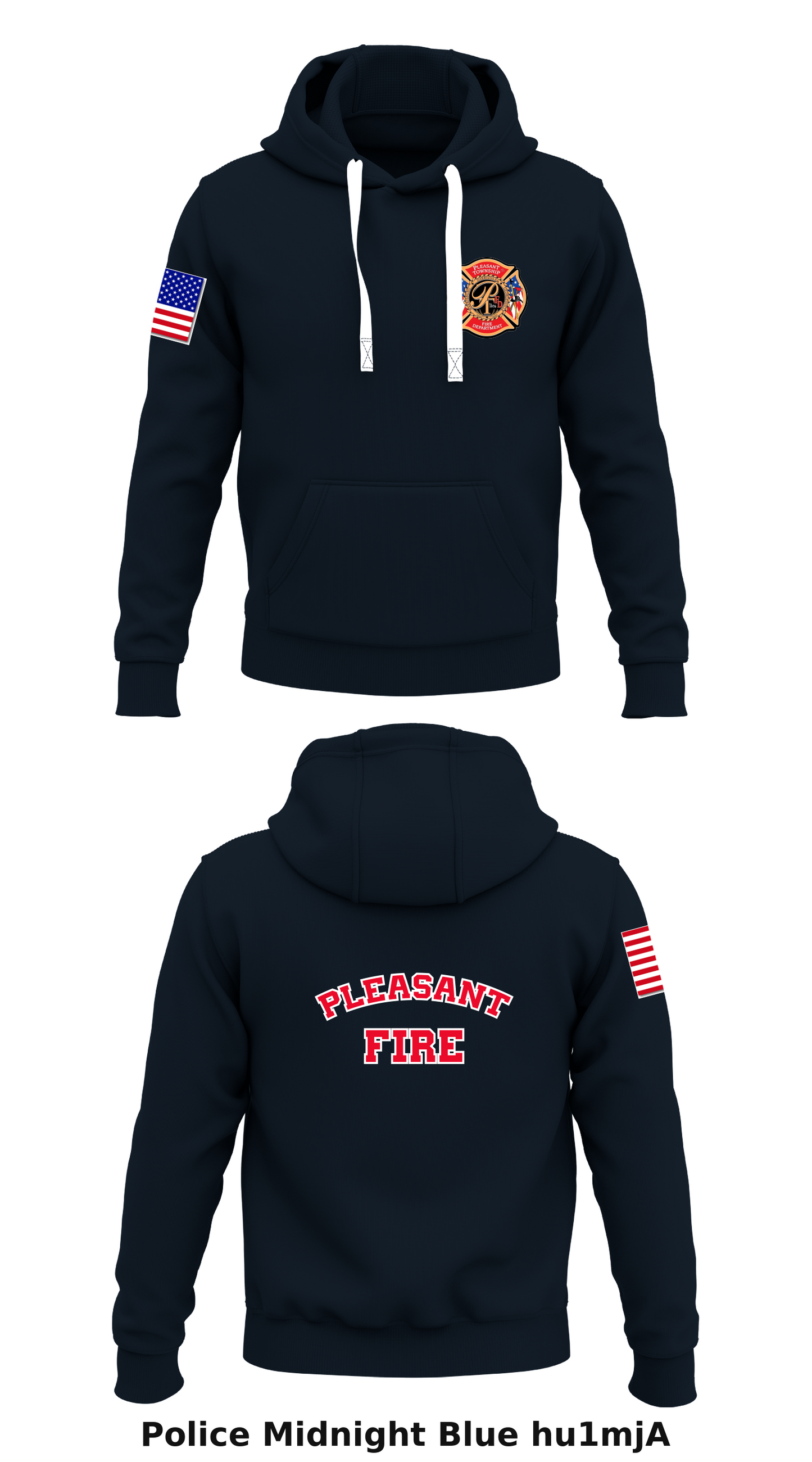 Pleasant Township Fire Department Store 1 Core Men's Hooded Performance Sweatshirt - hu1mjA