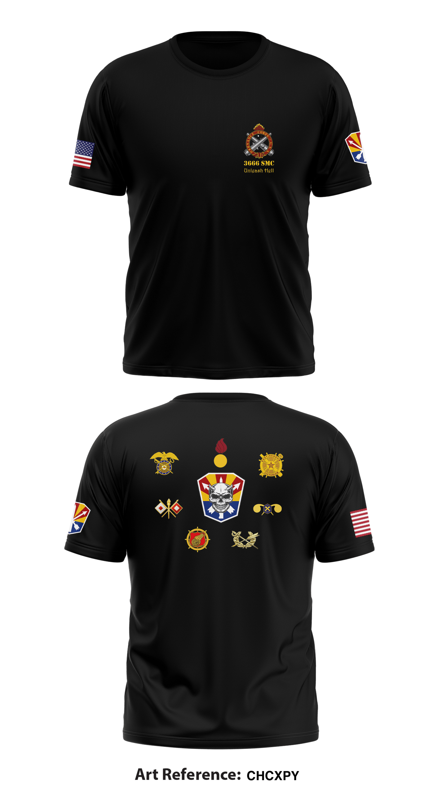 3666th Support Maintenance Company Store 1 Store 2 Core Men's SS Performance Tee - ChCXpy